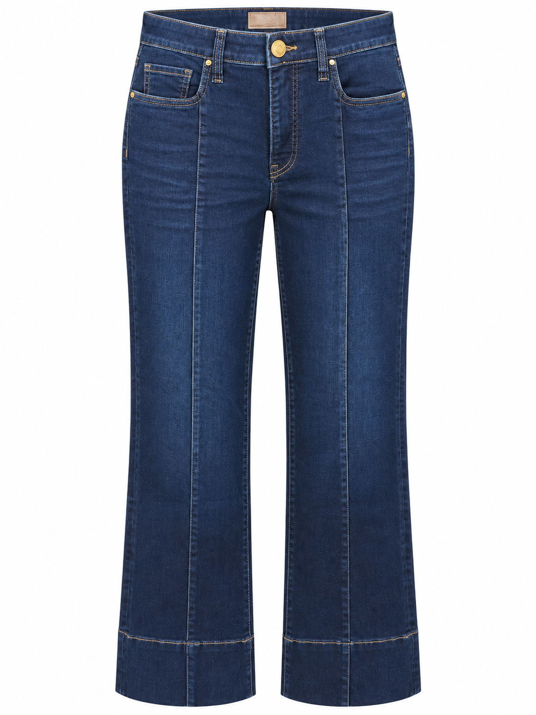Kelsey High Rise Ankle Flair - Operate Dark Wash