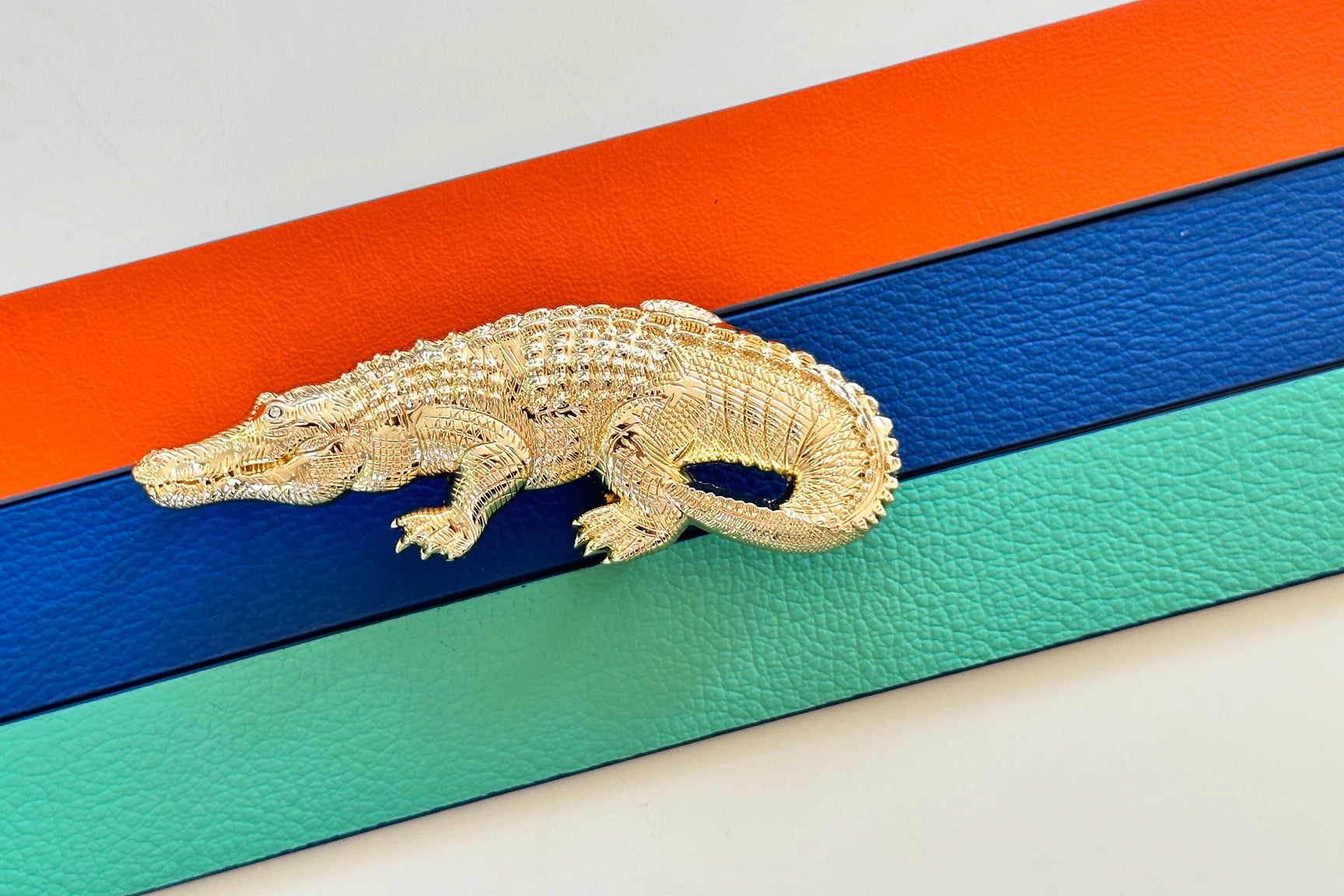 The Alligator Buckle - Gold