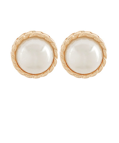 Pearl Dome Shape Earrings