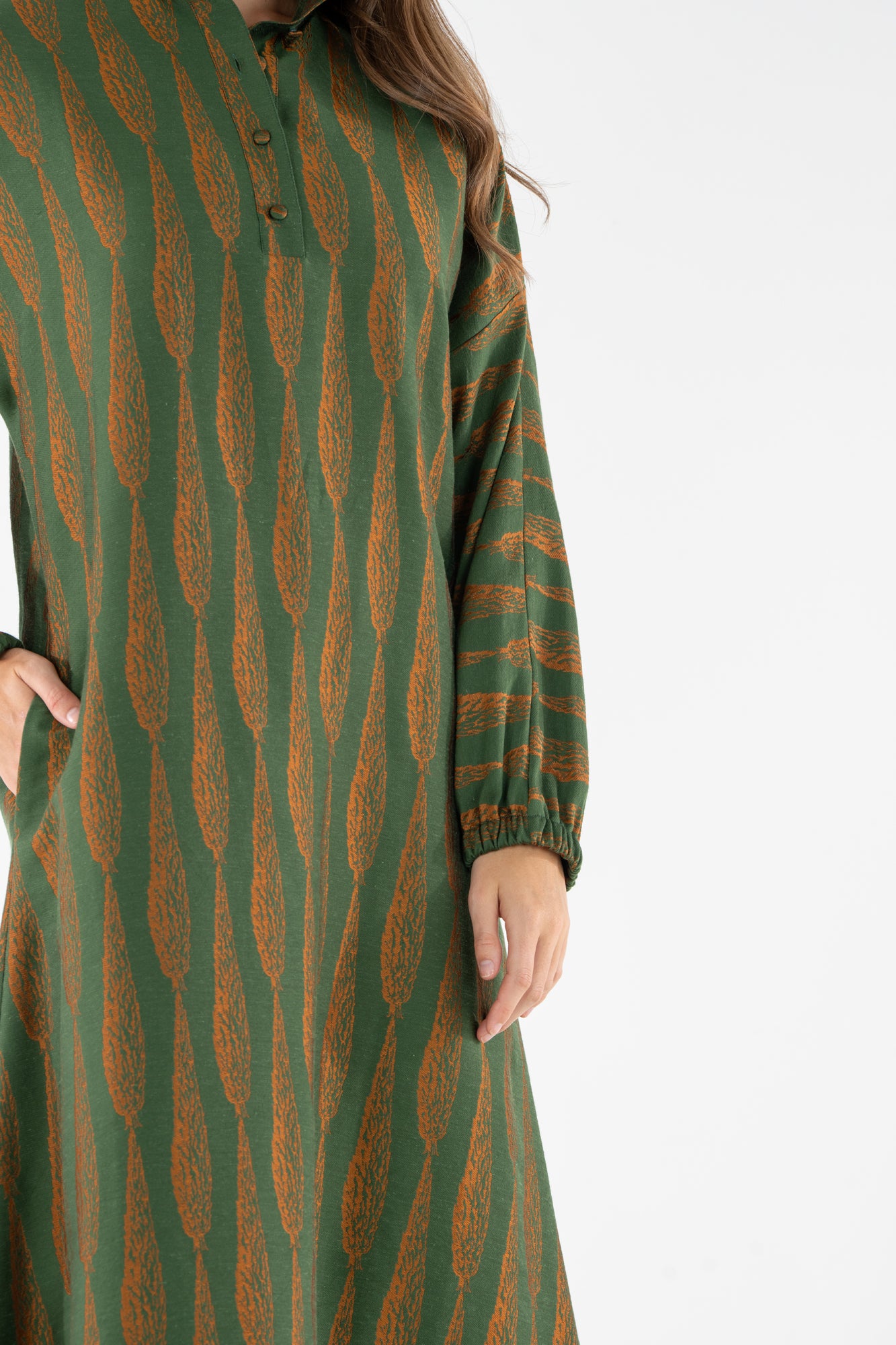 Long Sleeve Poppy Maxi - Tuscan Villa