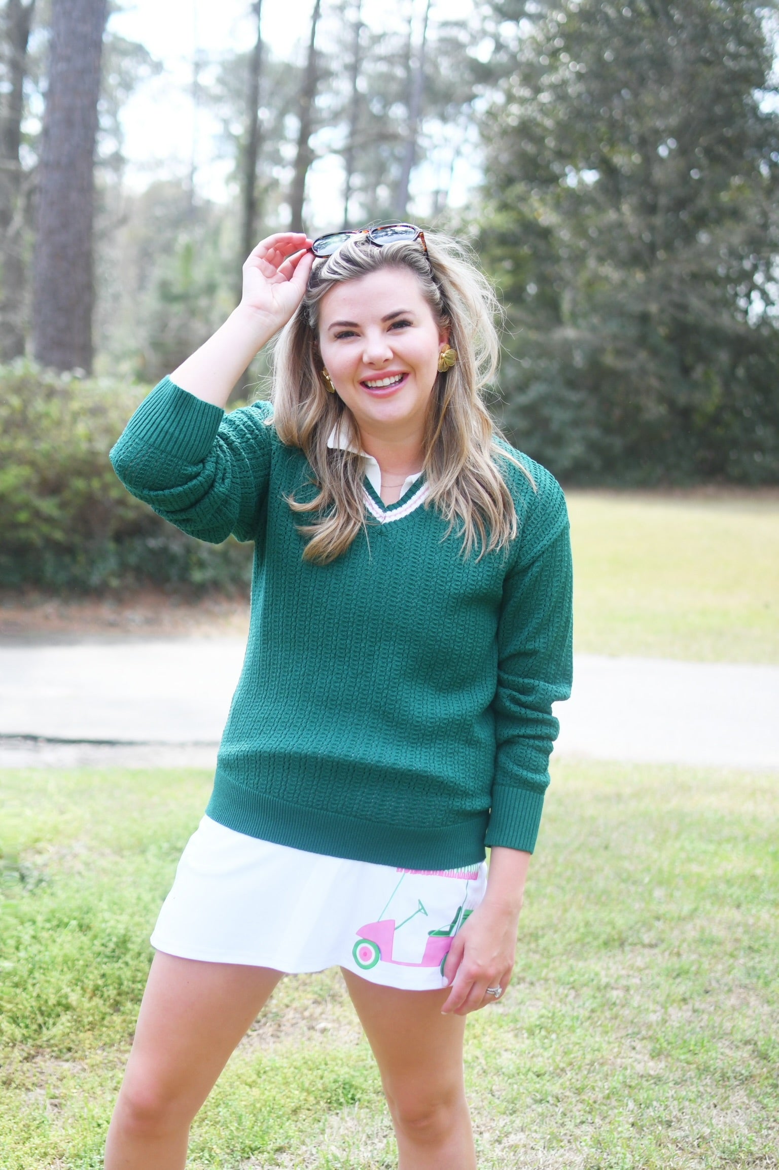 The Scheffler Sweater - Green