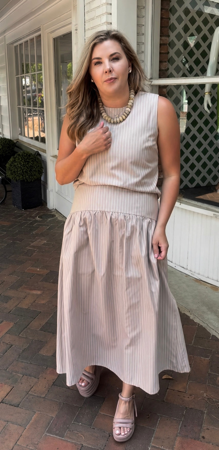 The Cape Skirt Set - Two Colors