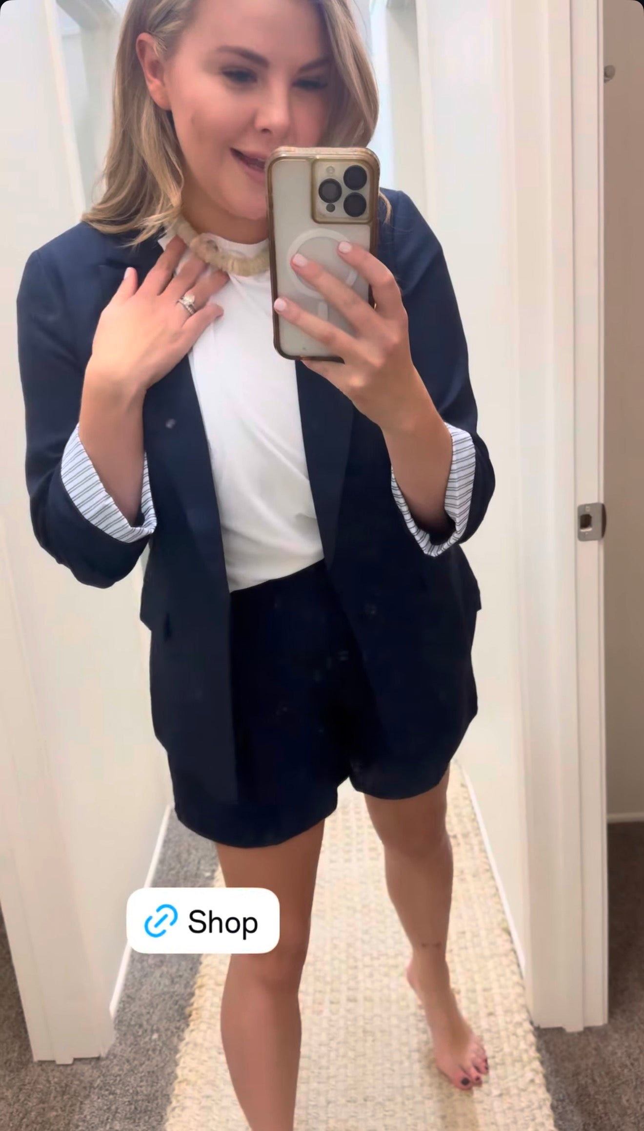 The Maria Blazer - Navy