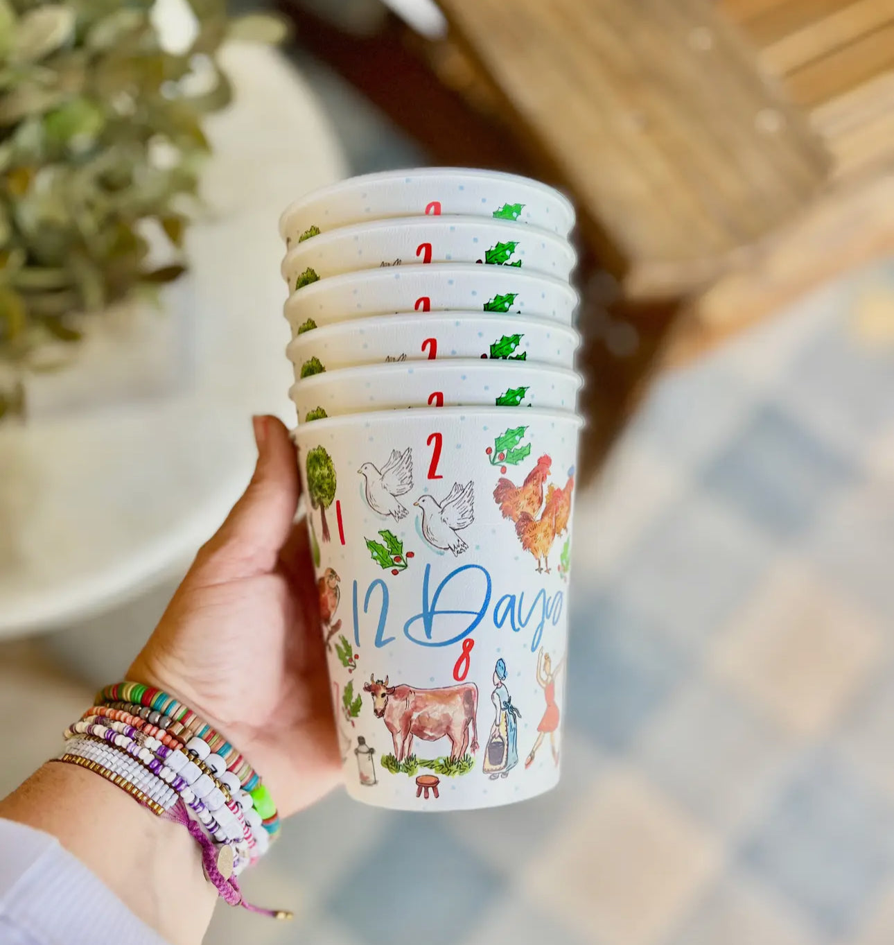 12 Days of Christmas Reusable Party Cups