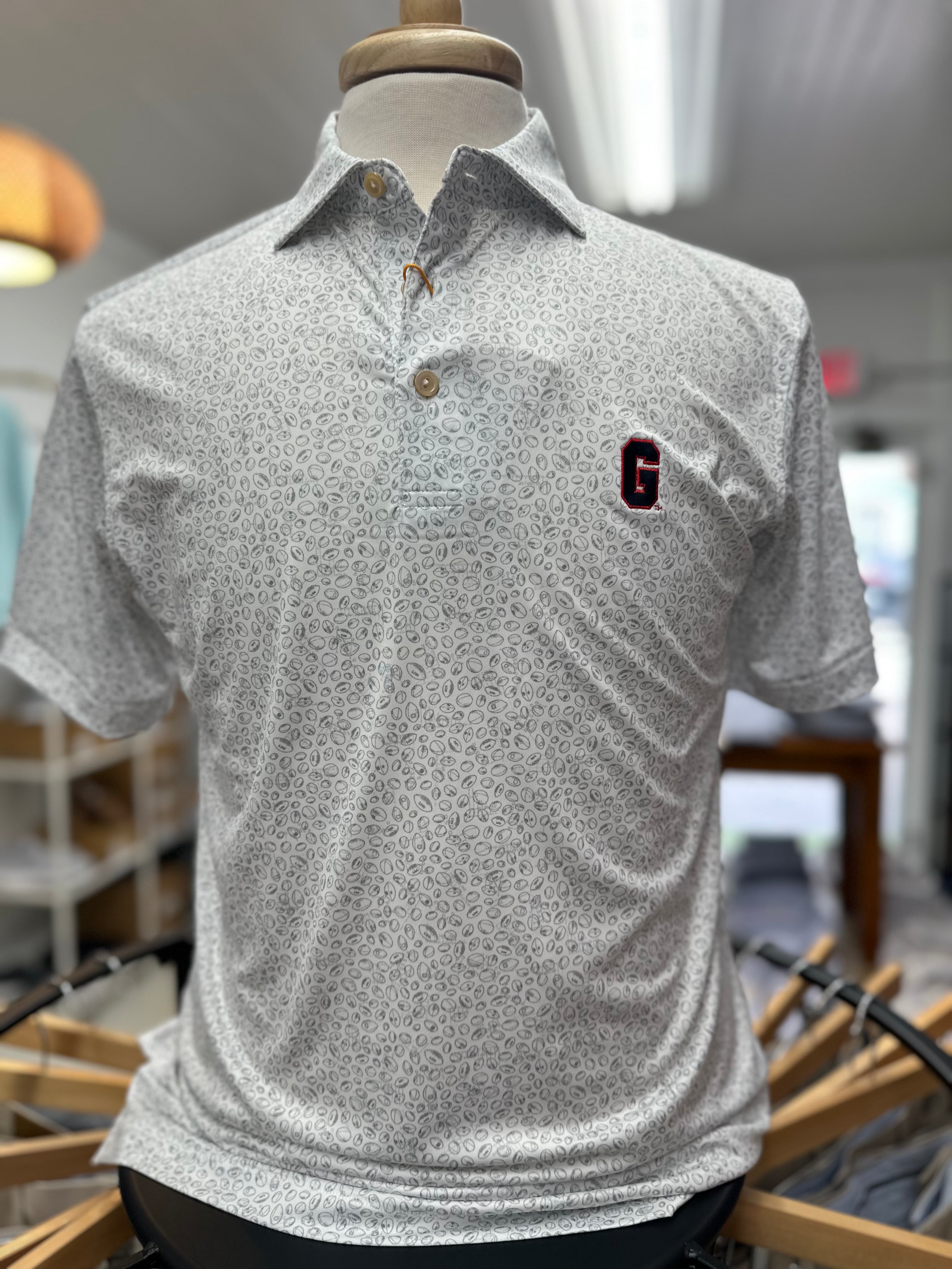 Georgia Blitz Performance Polo by Peter Millar Georgia Vault G