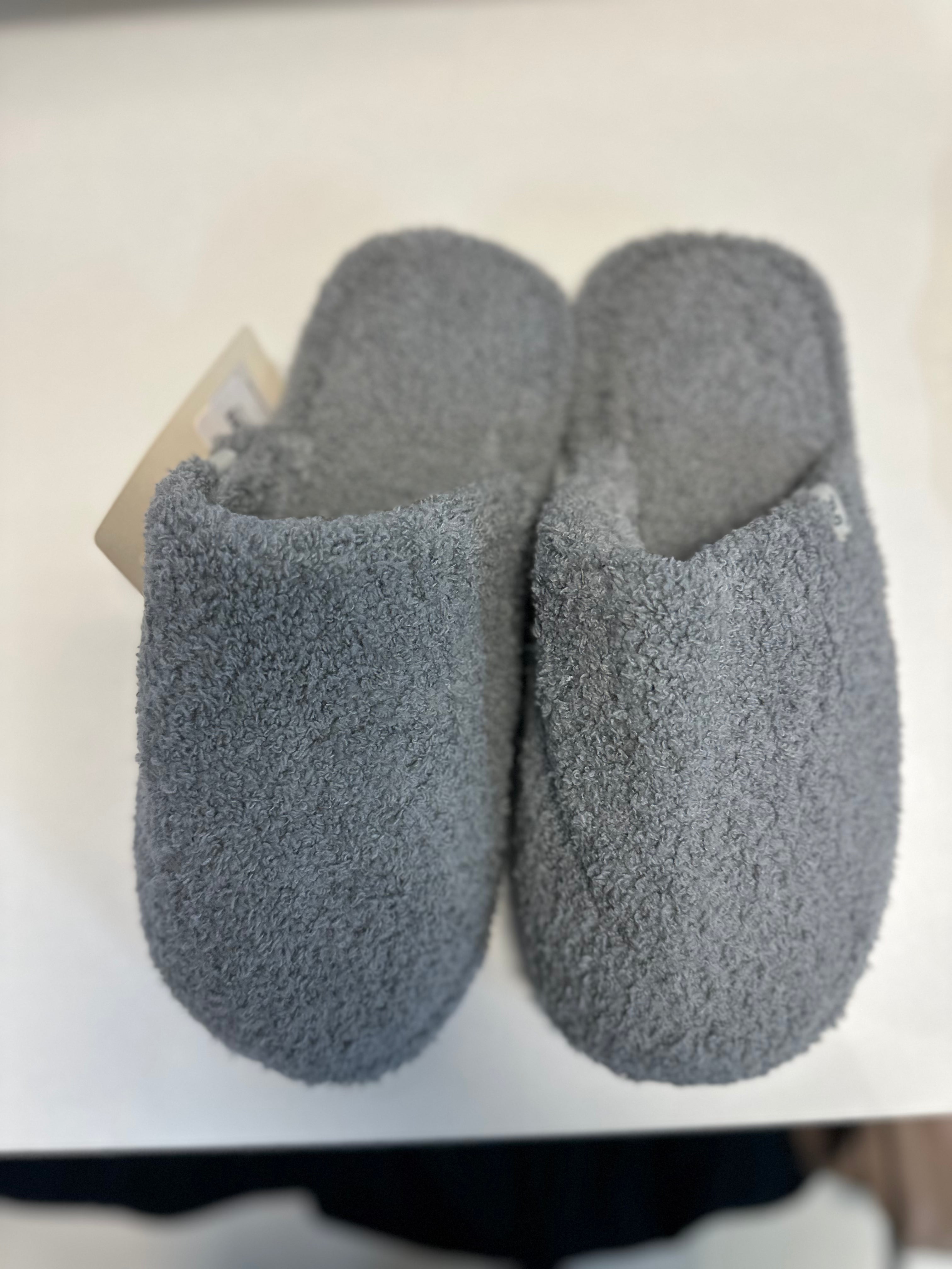 Solid Slippers - Gray