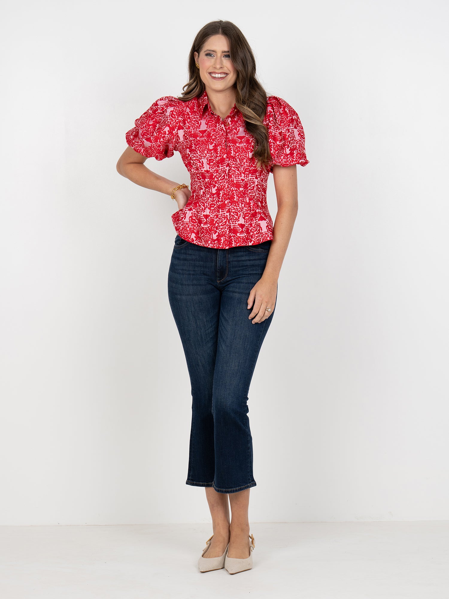 Britt Top - Cheeky Cheetah