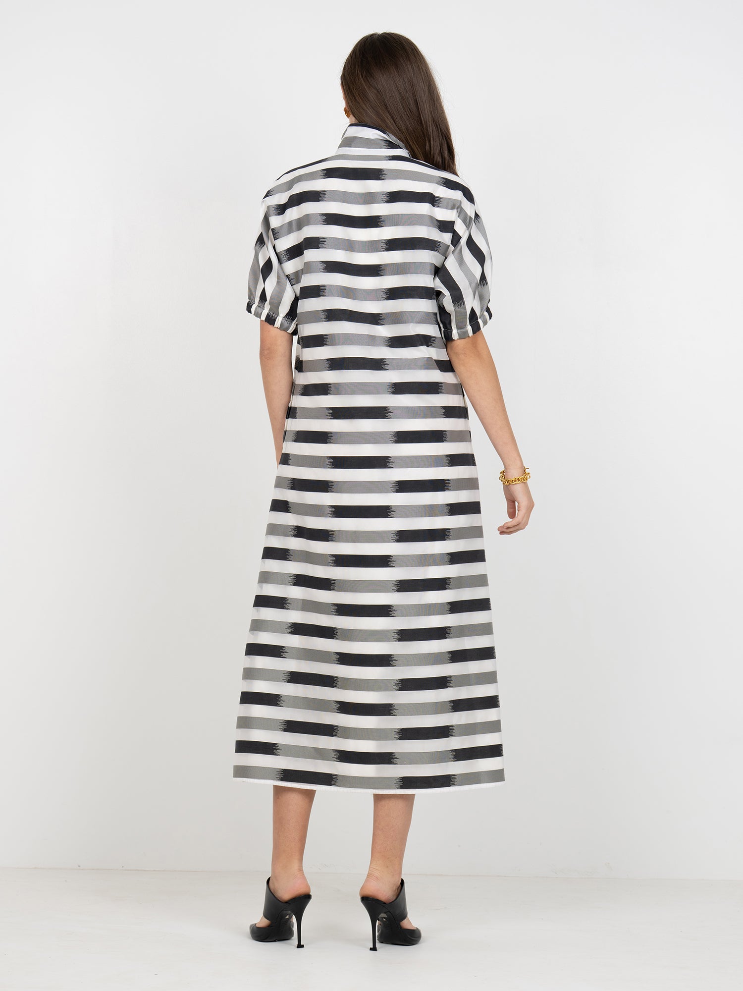 Poppy Maxi - Truffle Stripe