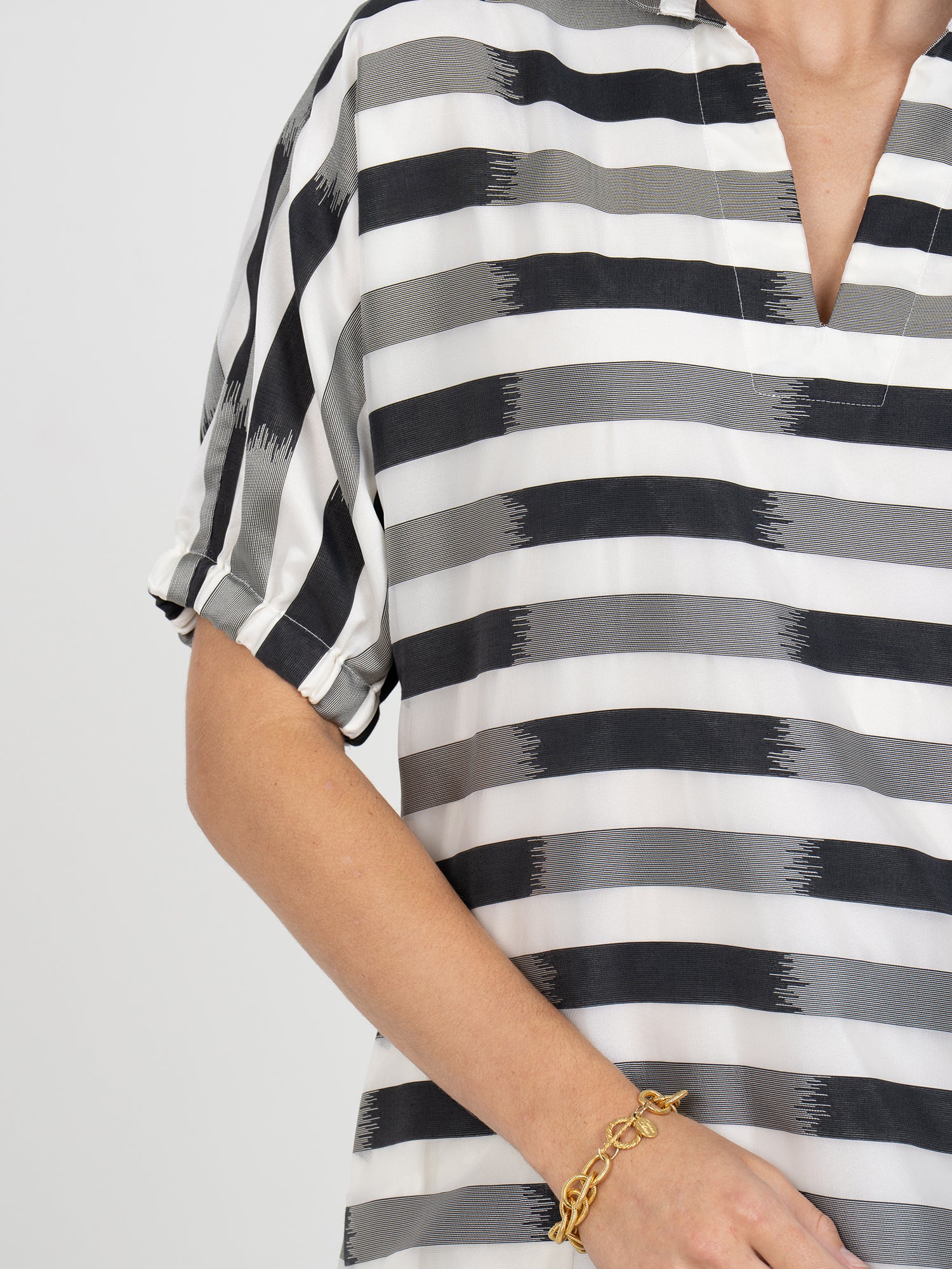 Poppy Maxi - Truffle Stripe