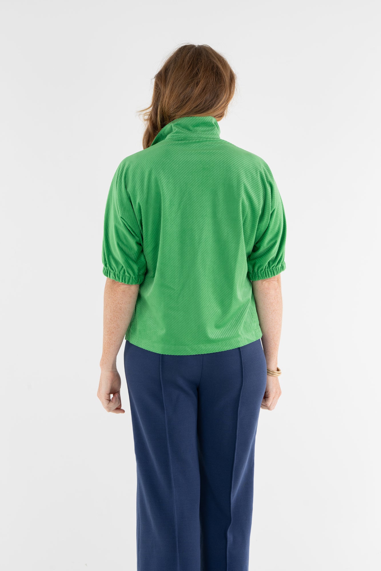 Bonny Top - Winter Pine Textured Velvet
