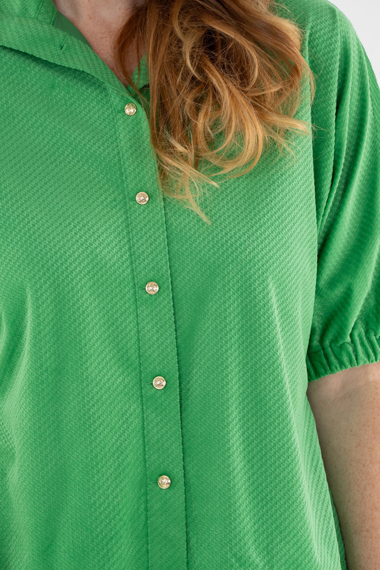 Bonny Top - Winter Pine Textured Velvet