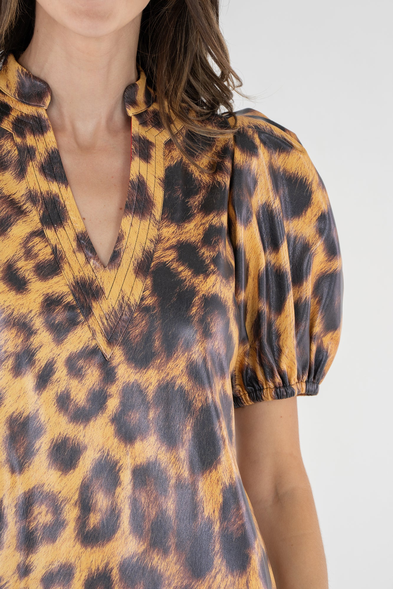 Hampton Mini - Faux Leather Leopard