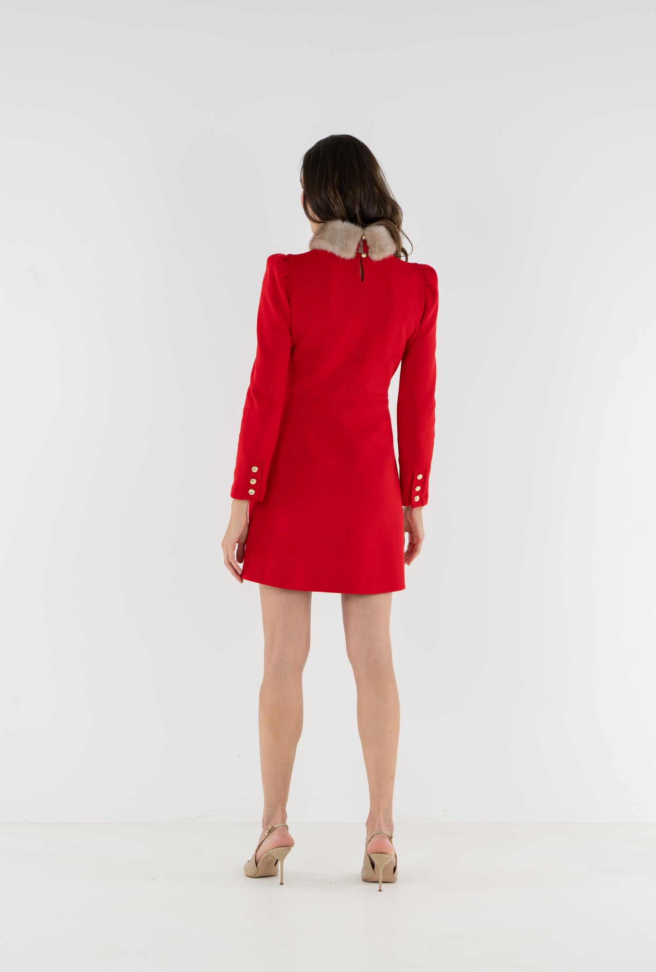 Isabella Dress - Ruby