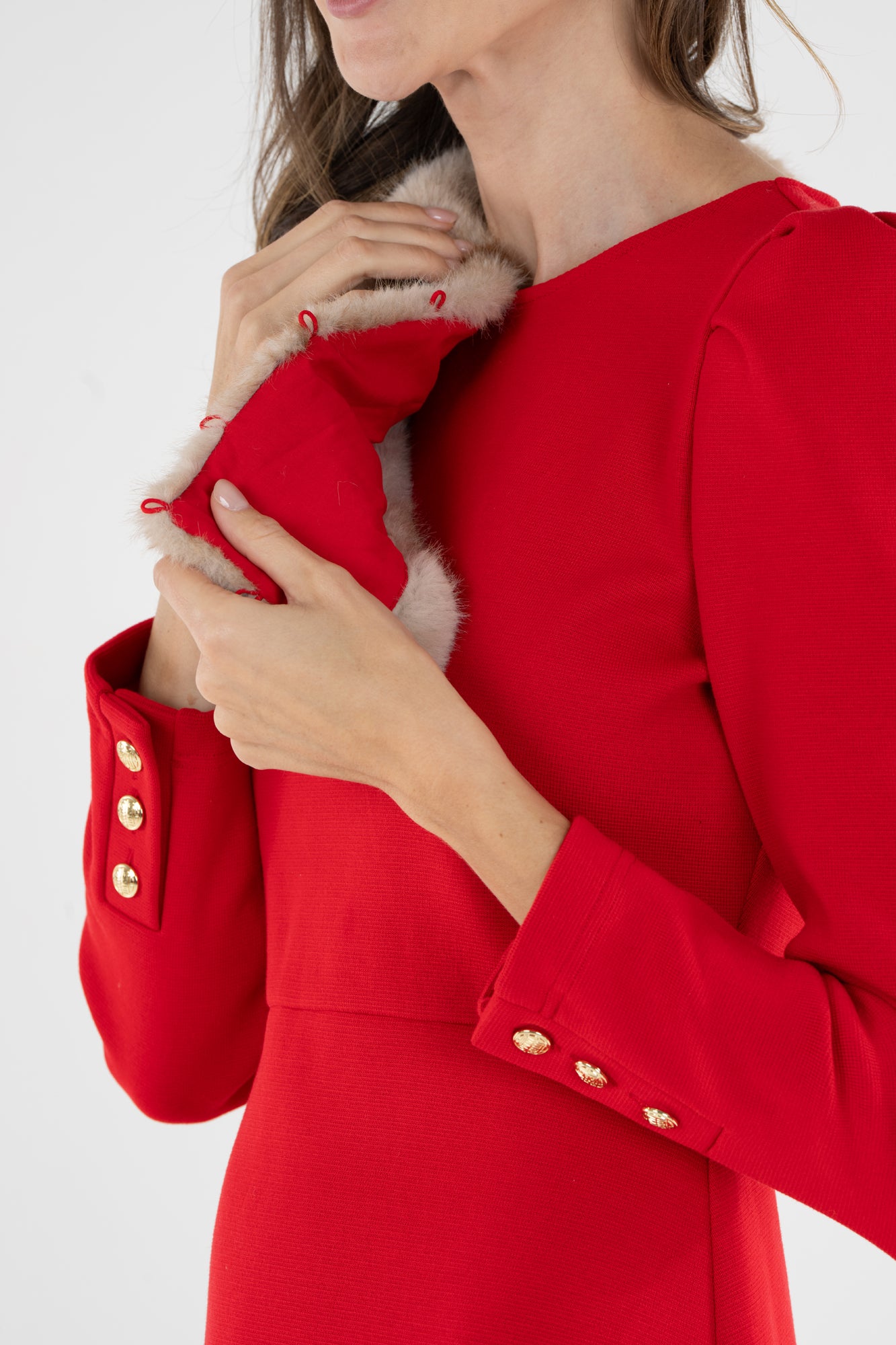 Isabella Dress - Ruby