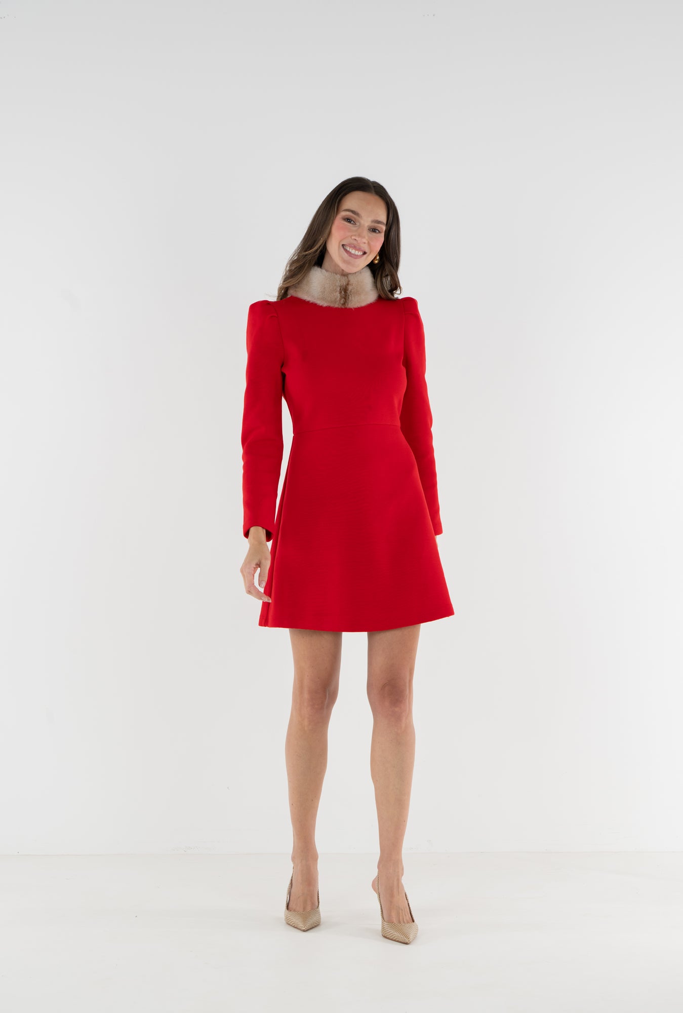 Isabella Dress - Ruby