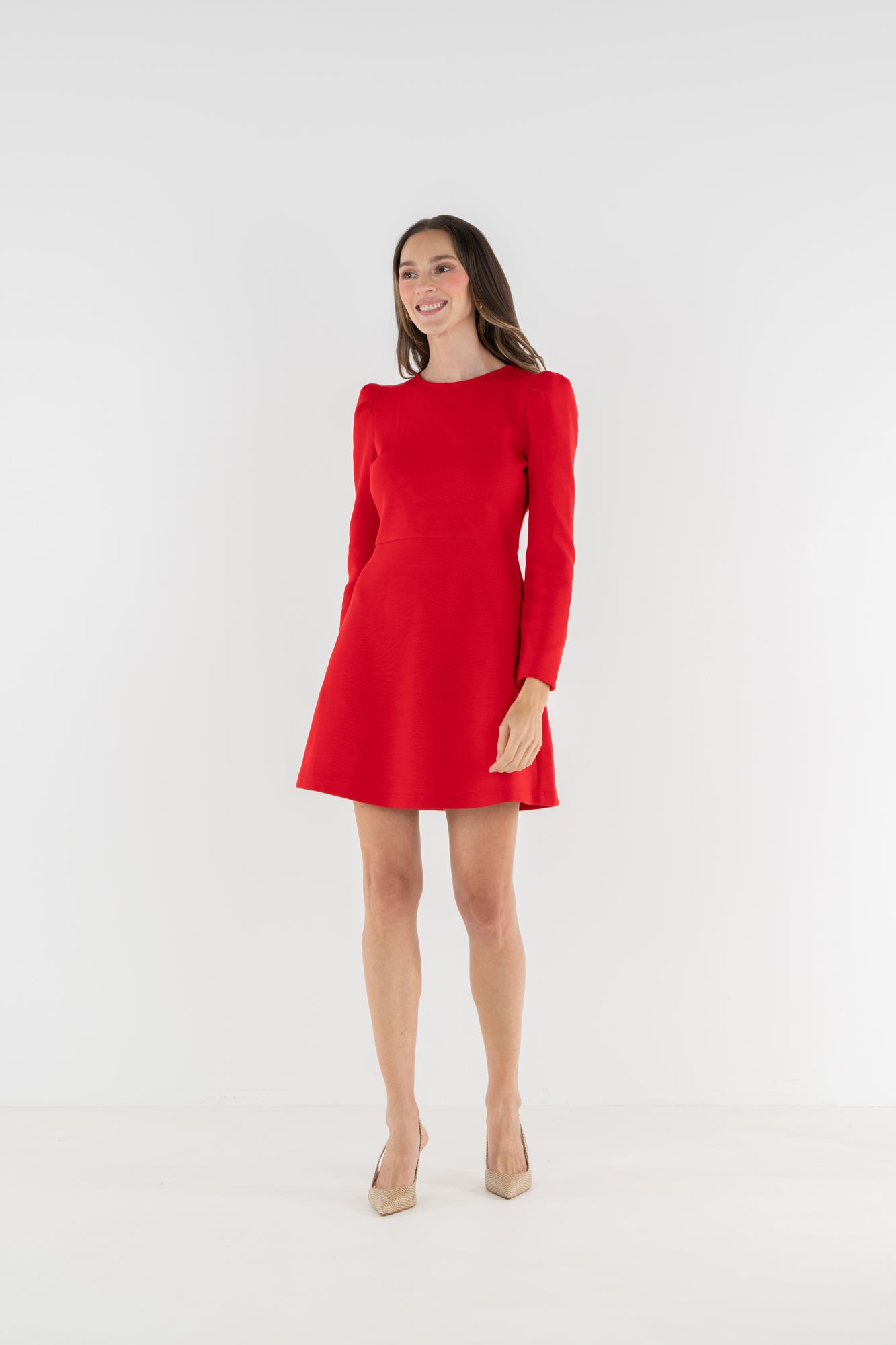 Isabella Dress - Ruby