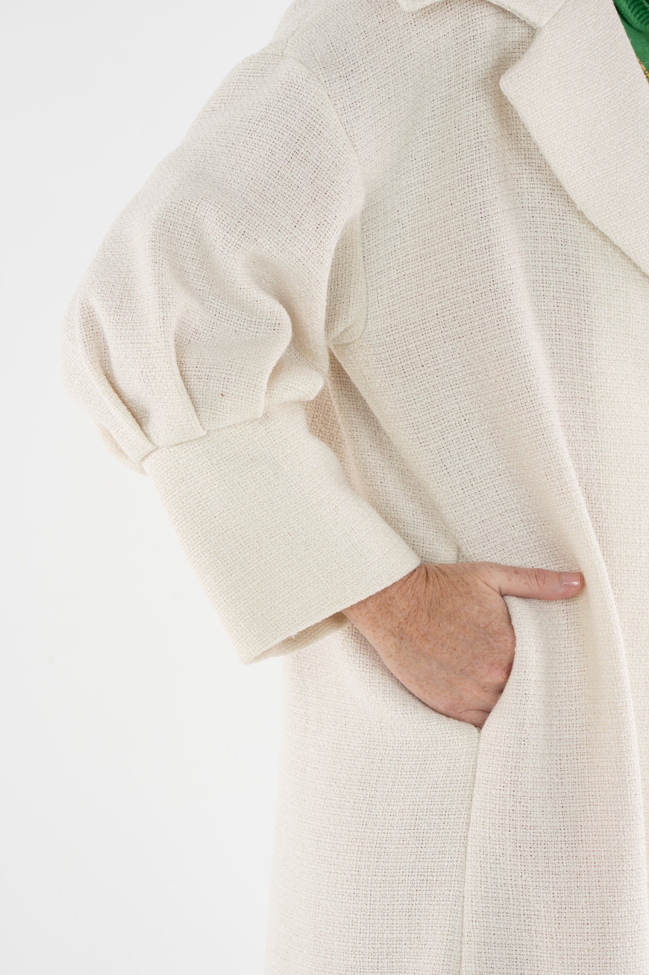 Manhattan Coat - Sandshell Boucle
