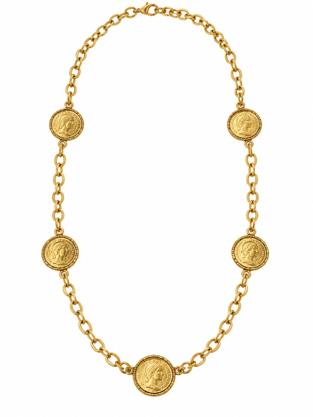 The Golden Coin Wrap Necklace