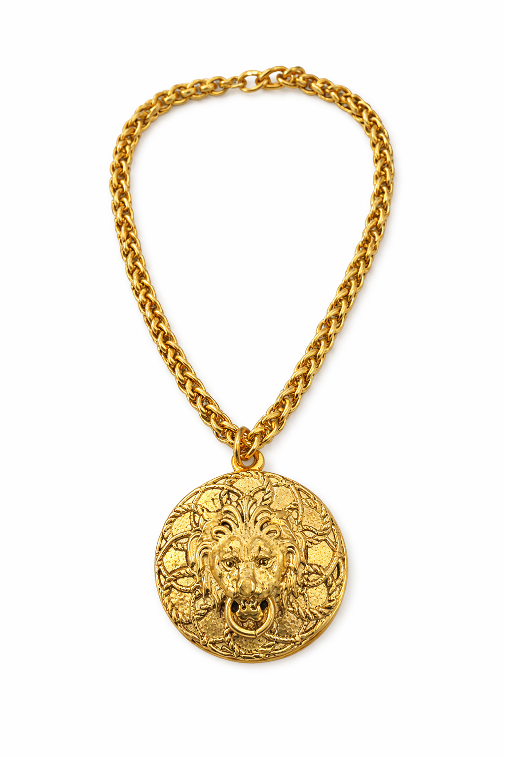 The Lion's Head Doorknocker Necklace