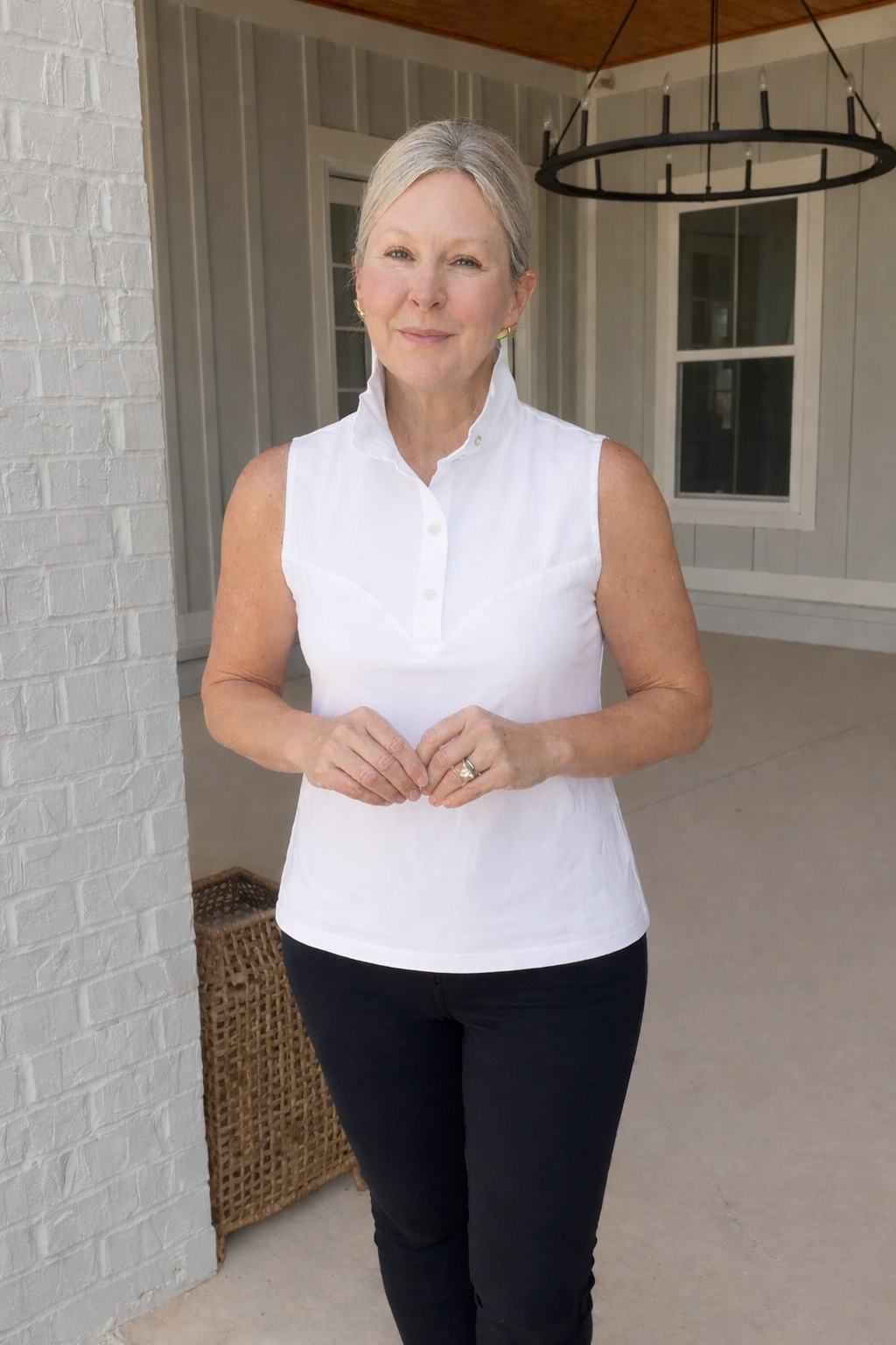 The Pom Pom Tank - White *Pre Order*