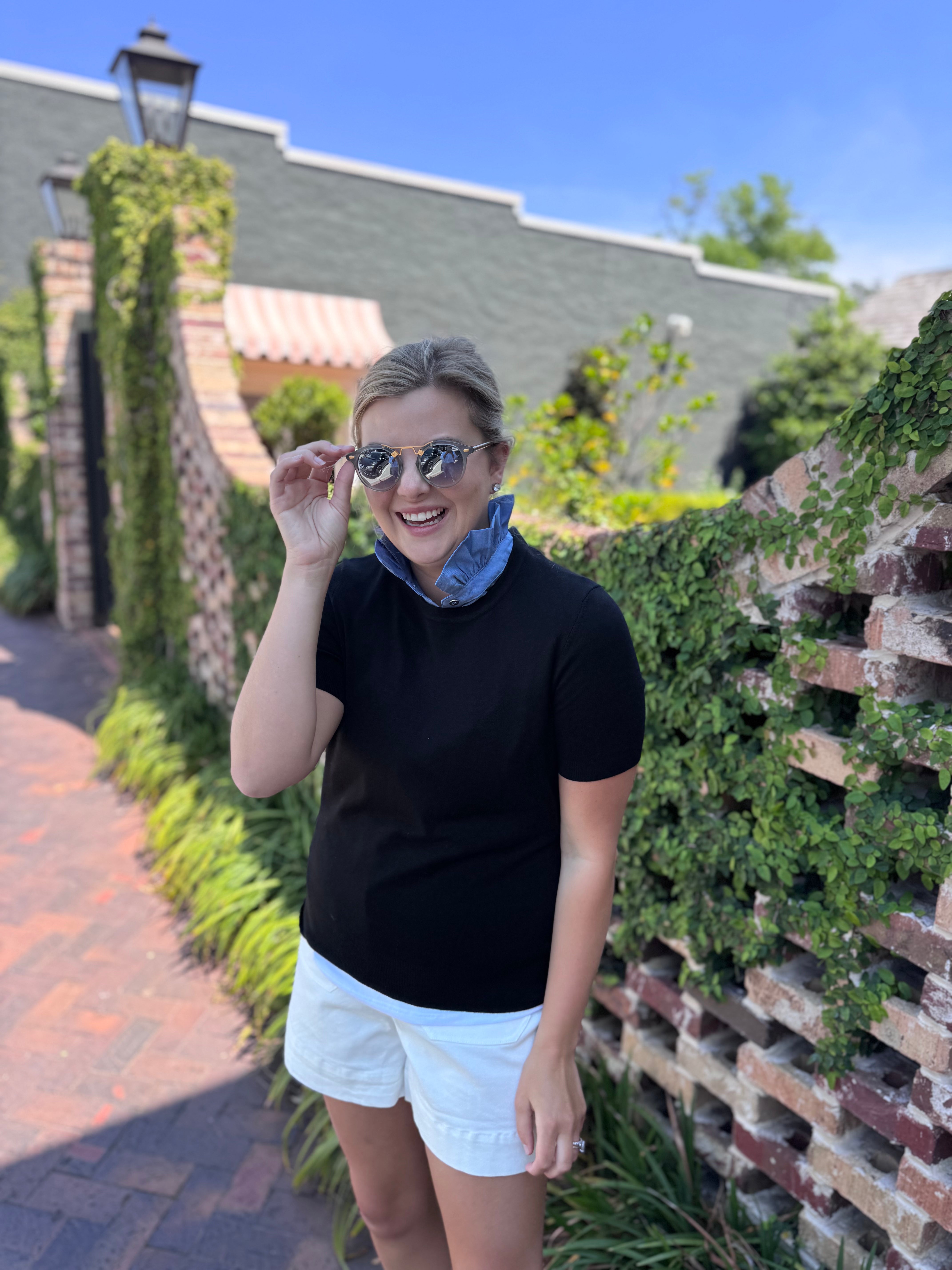 The Pom Pom Tank - Chambray