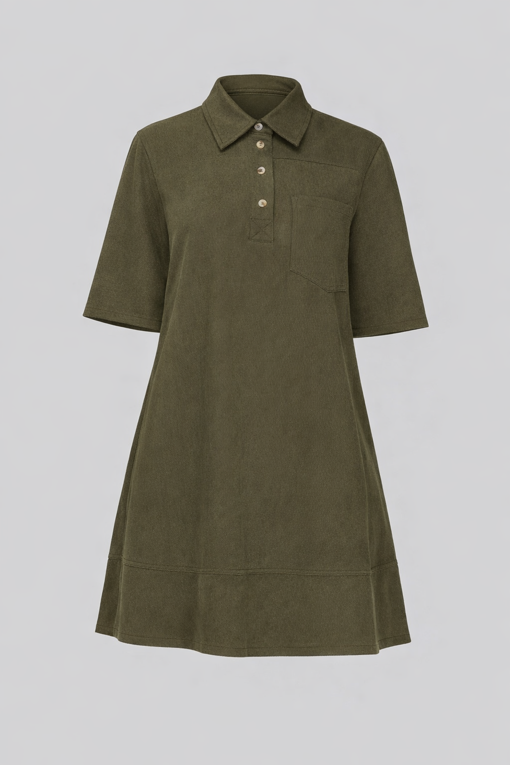 The Susan Short Sleeve Suede Mini Dress - Two Colors
