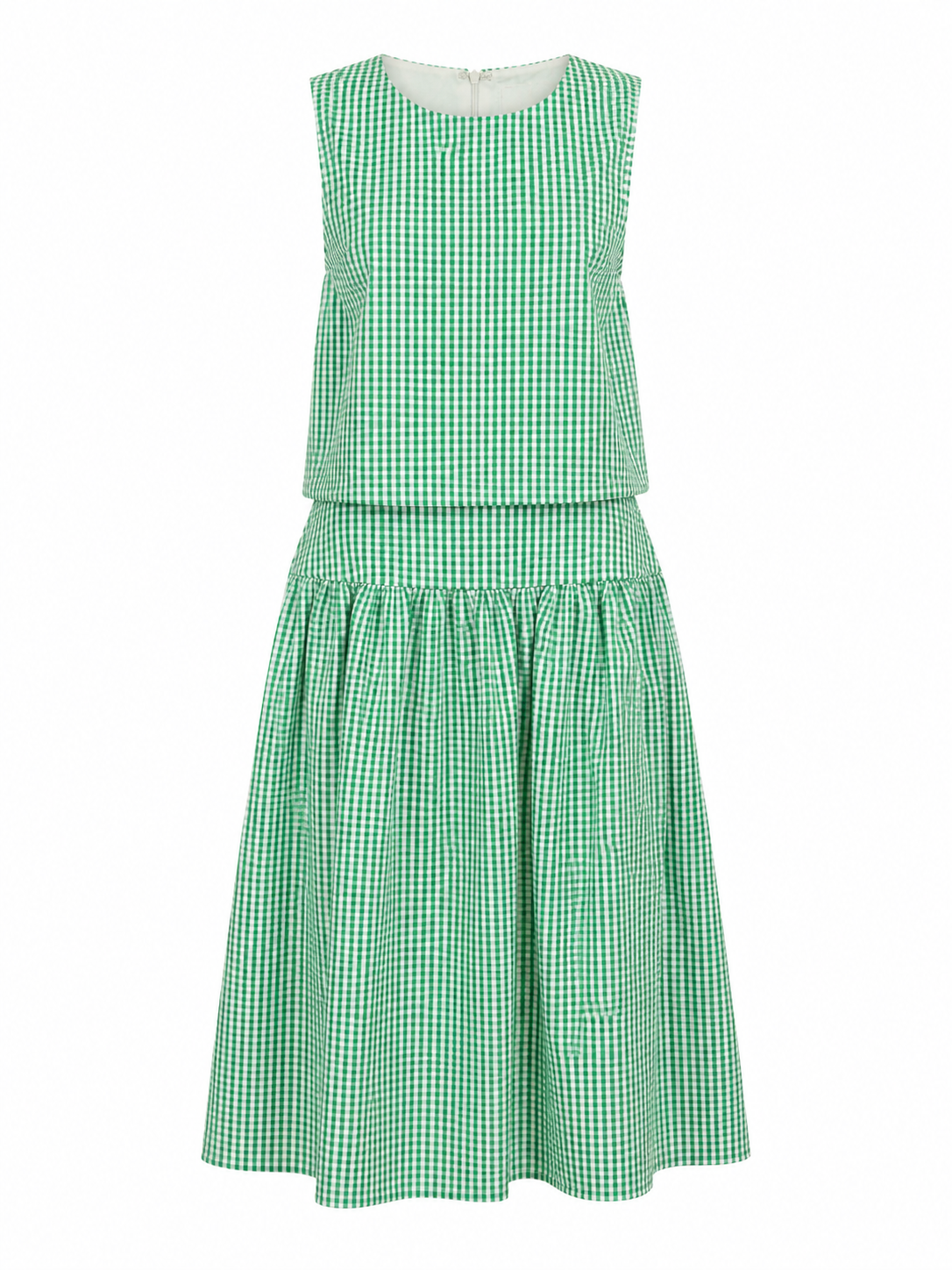 The Gracie Gingham Set - Green