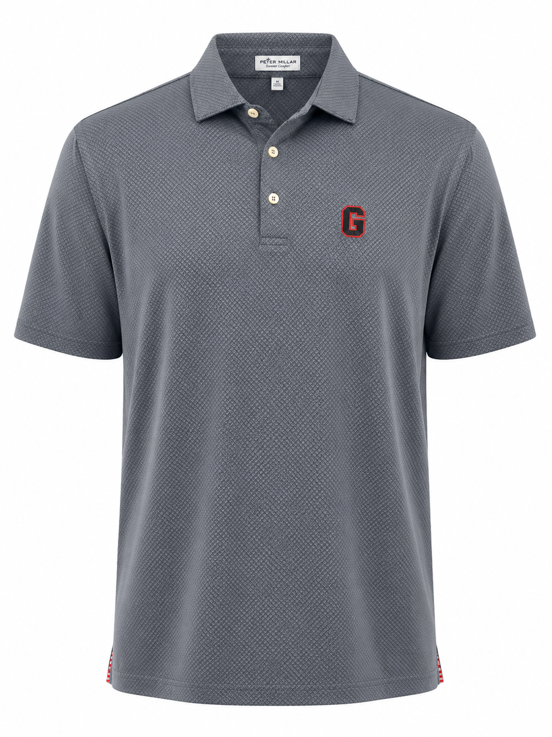 Hugo Performance Jersey Polo by Peter Millar - Iron
