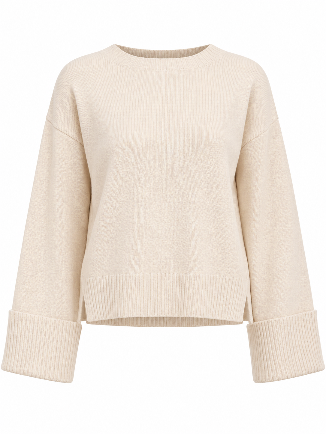 Wide Sleeve Cuff Sweater - Three Colors