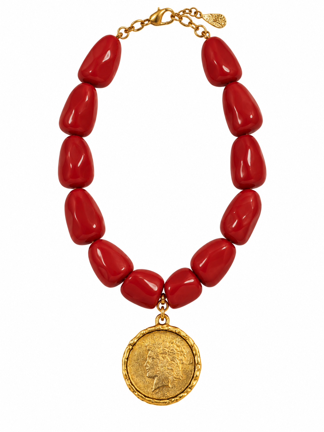 Cullen Necklace - Red