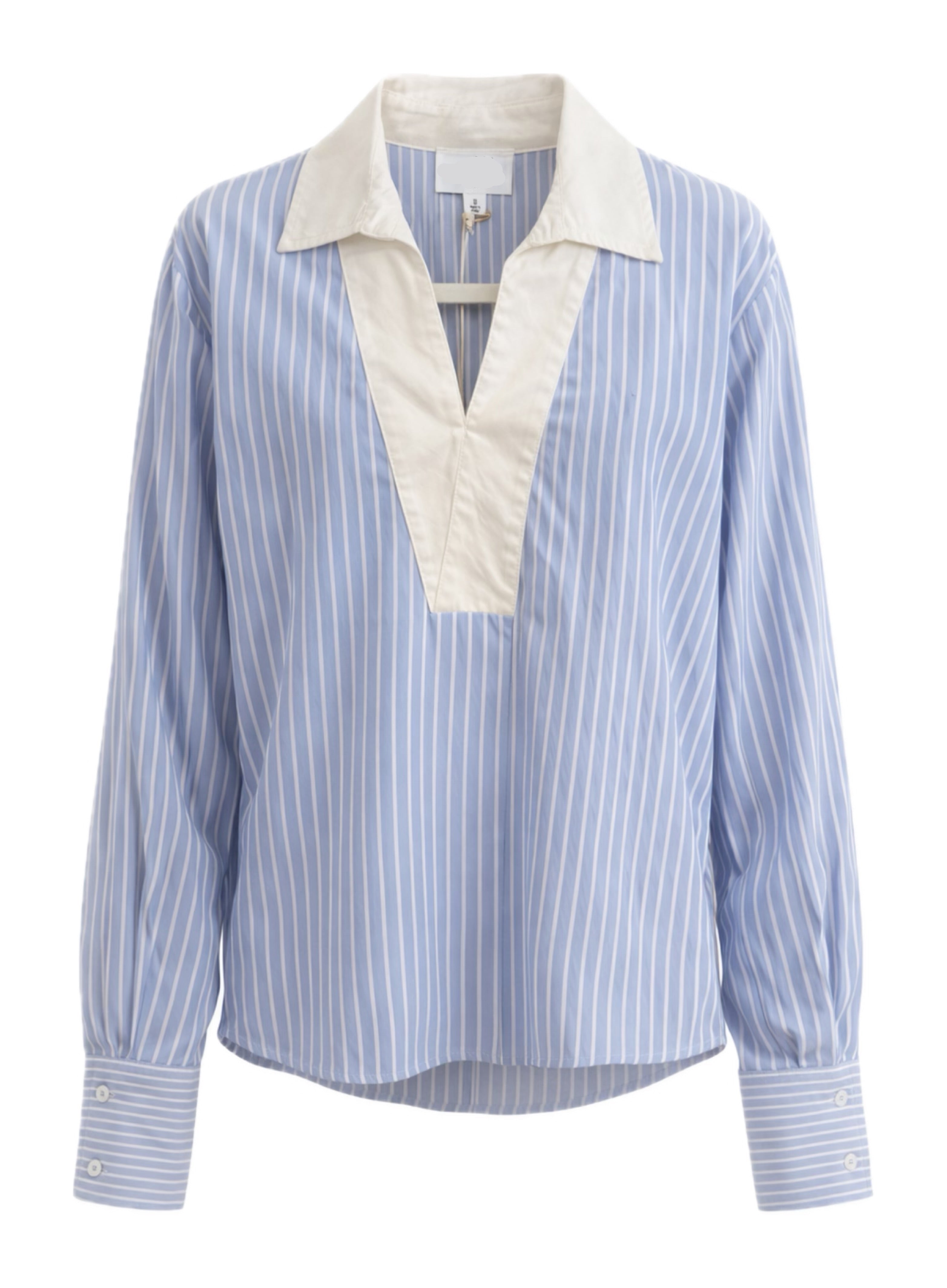 Color Contrast Stripe Top