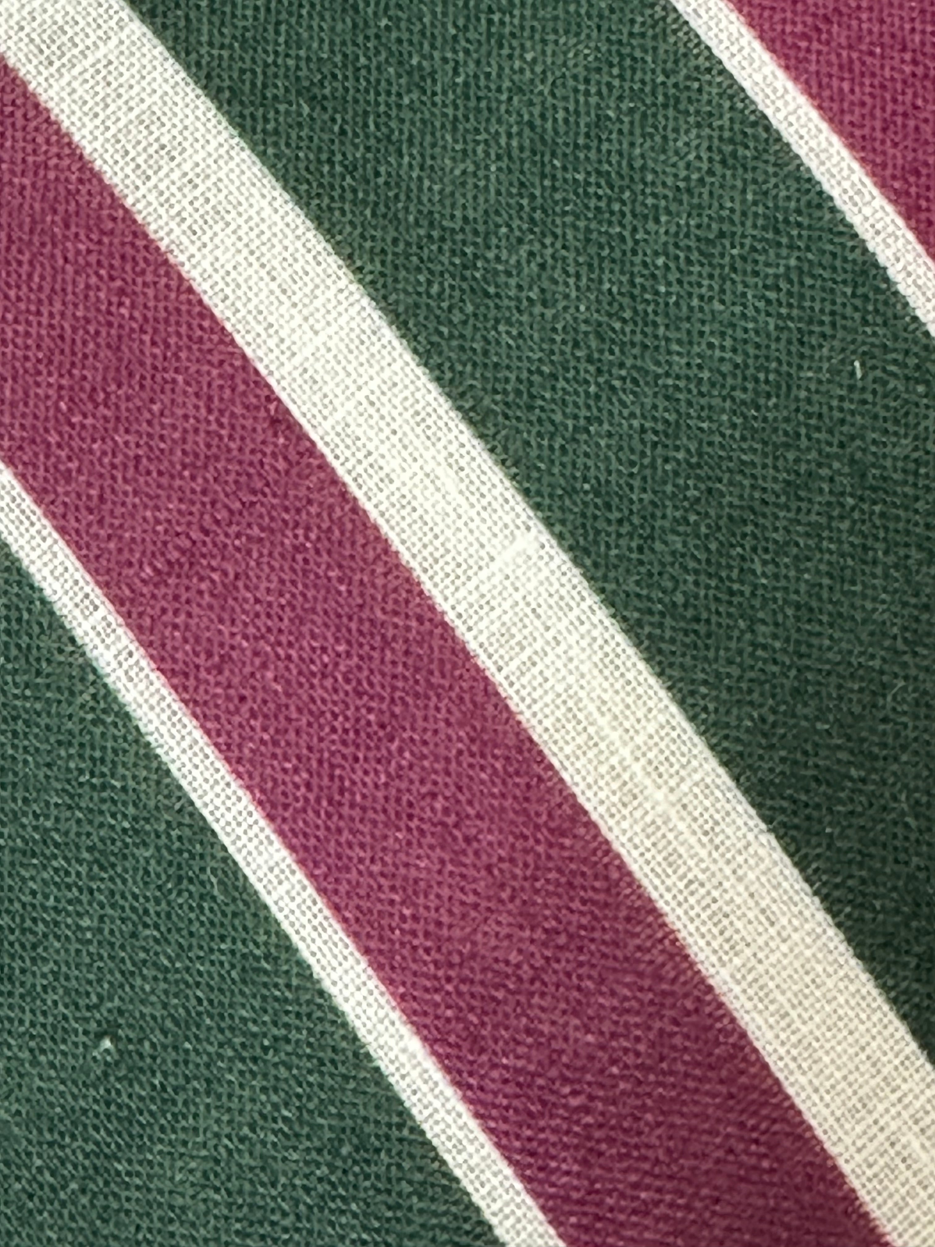 Loden and Burgundy Stripe Tie