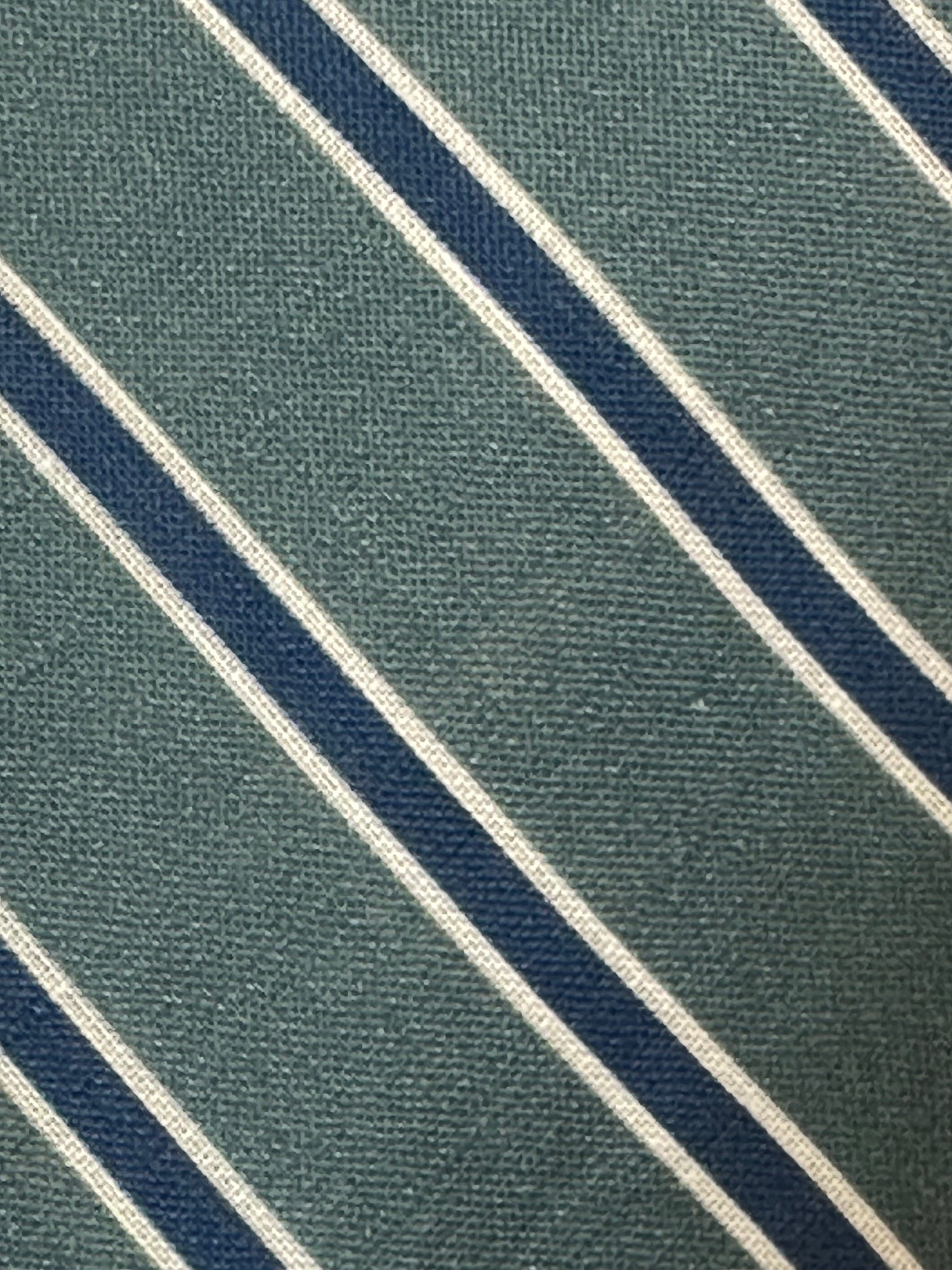 Denim and Navy Stripe Tie