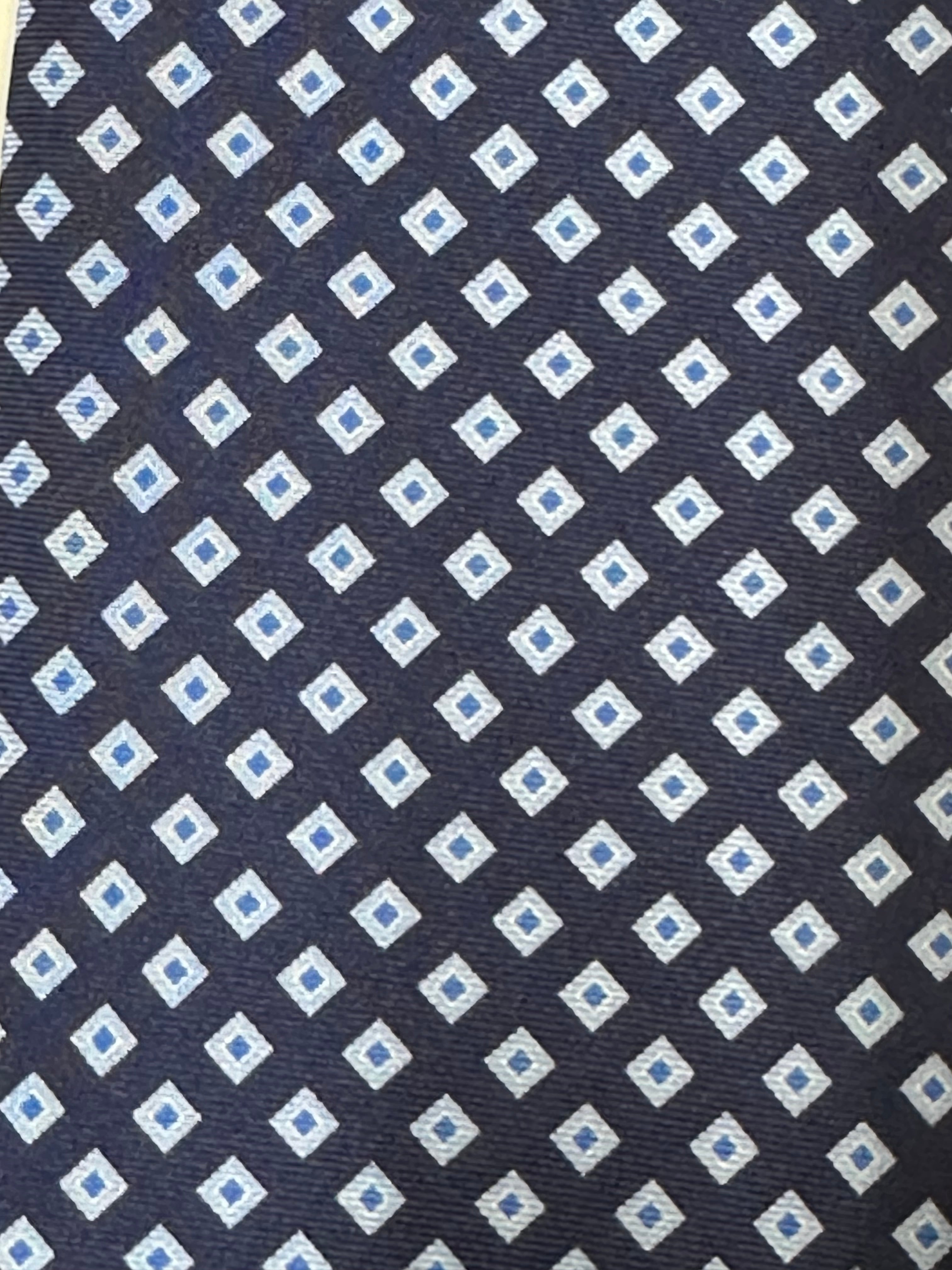 Royal and Blue Square Tie
