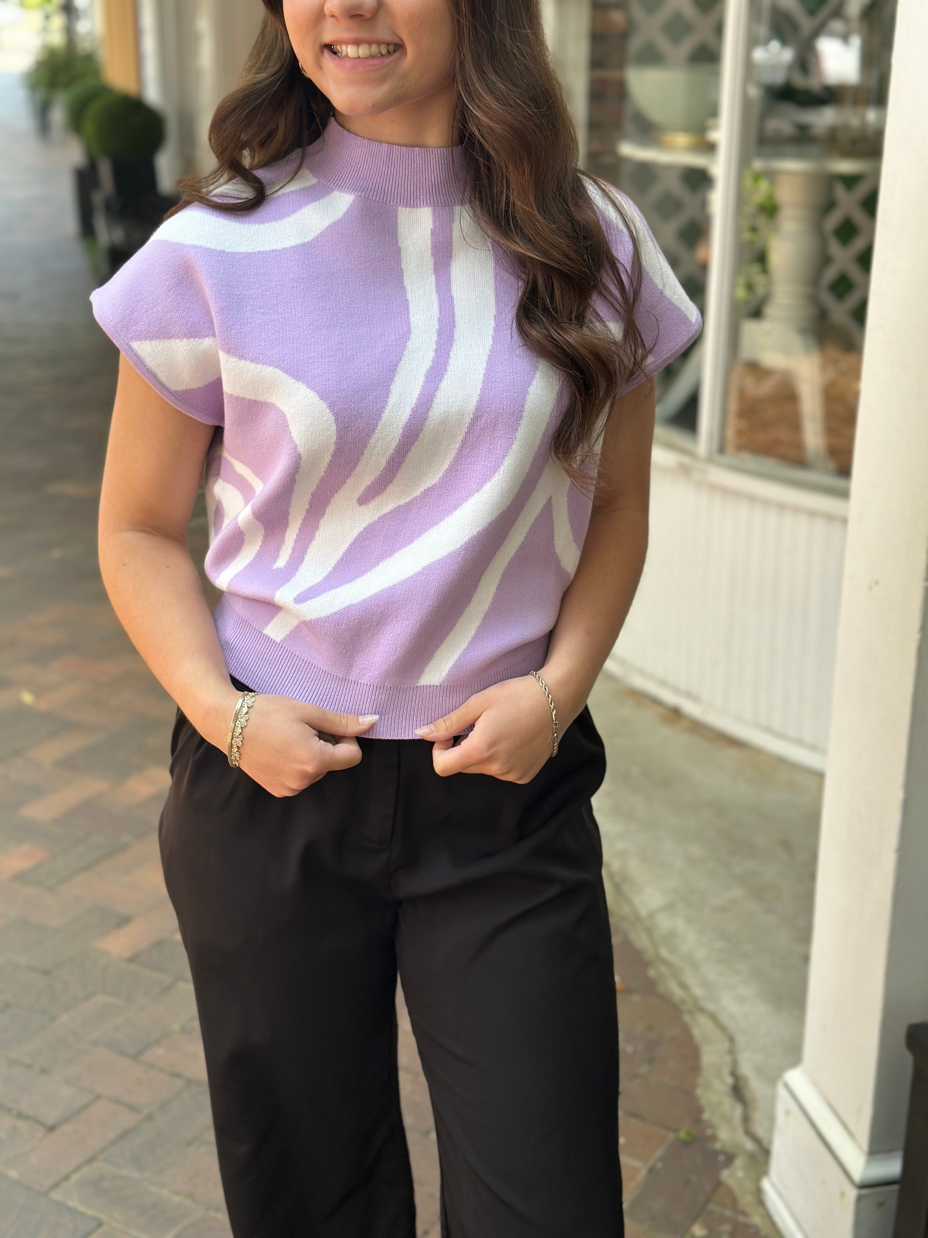 The Groovy Top - Lavender