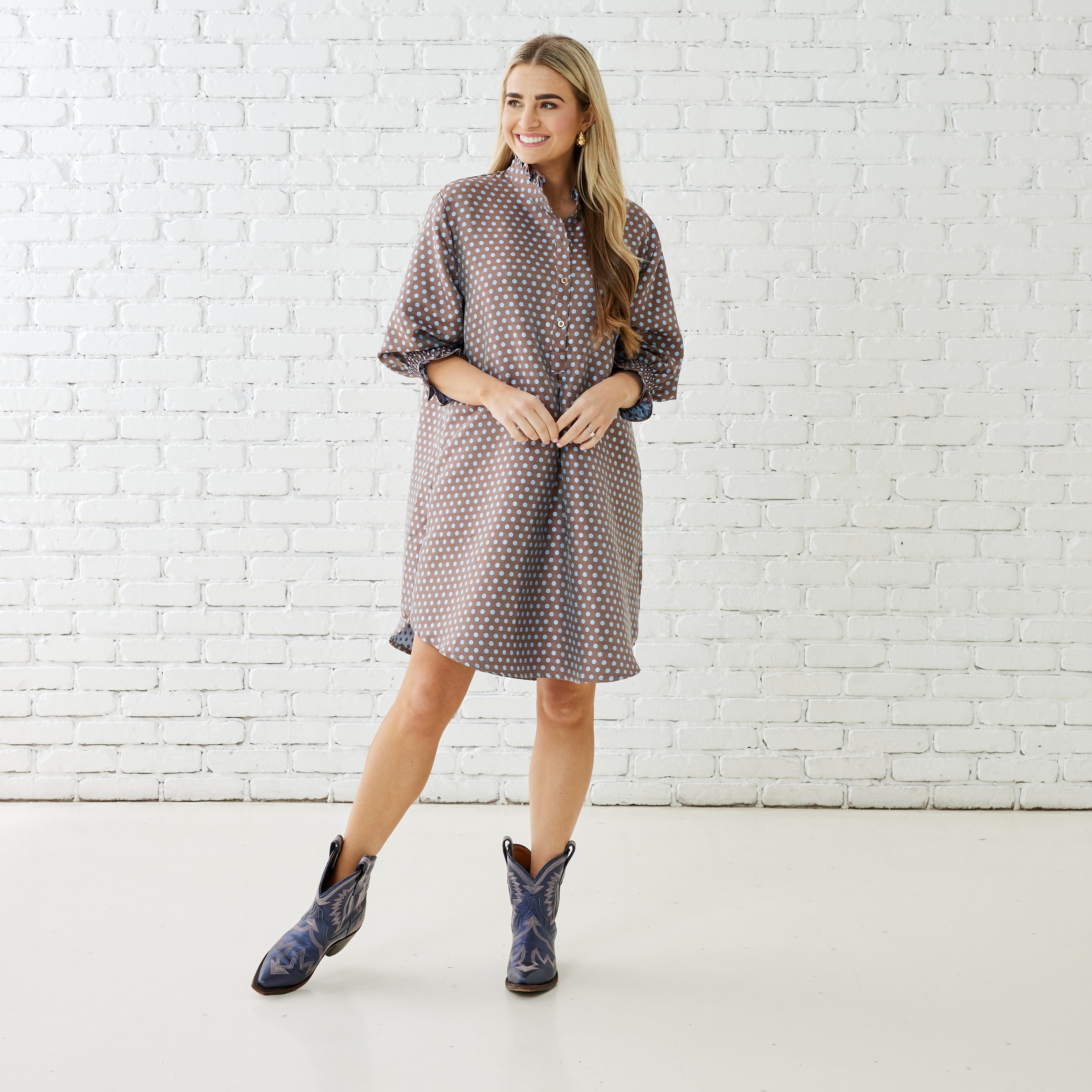 Kimberly Polka Dot Dress - Coco