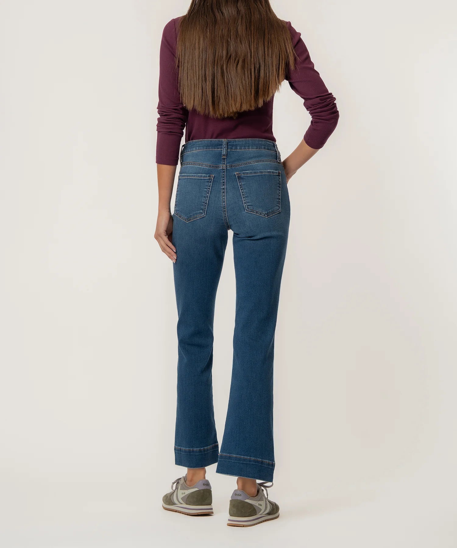 Kelsey High Rise Fab Ab - Cool w/ Dark Wash