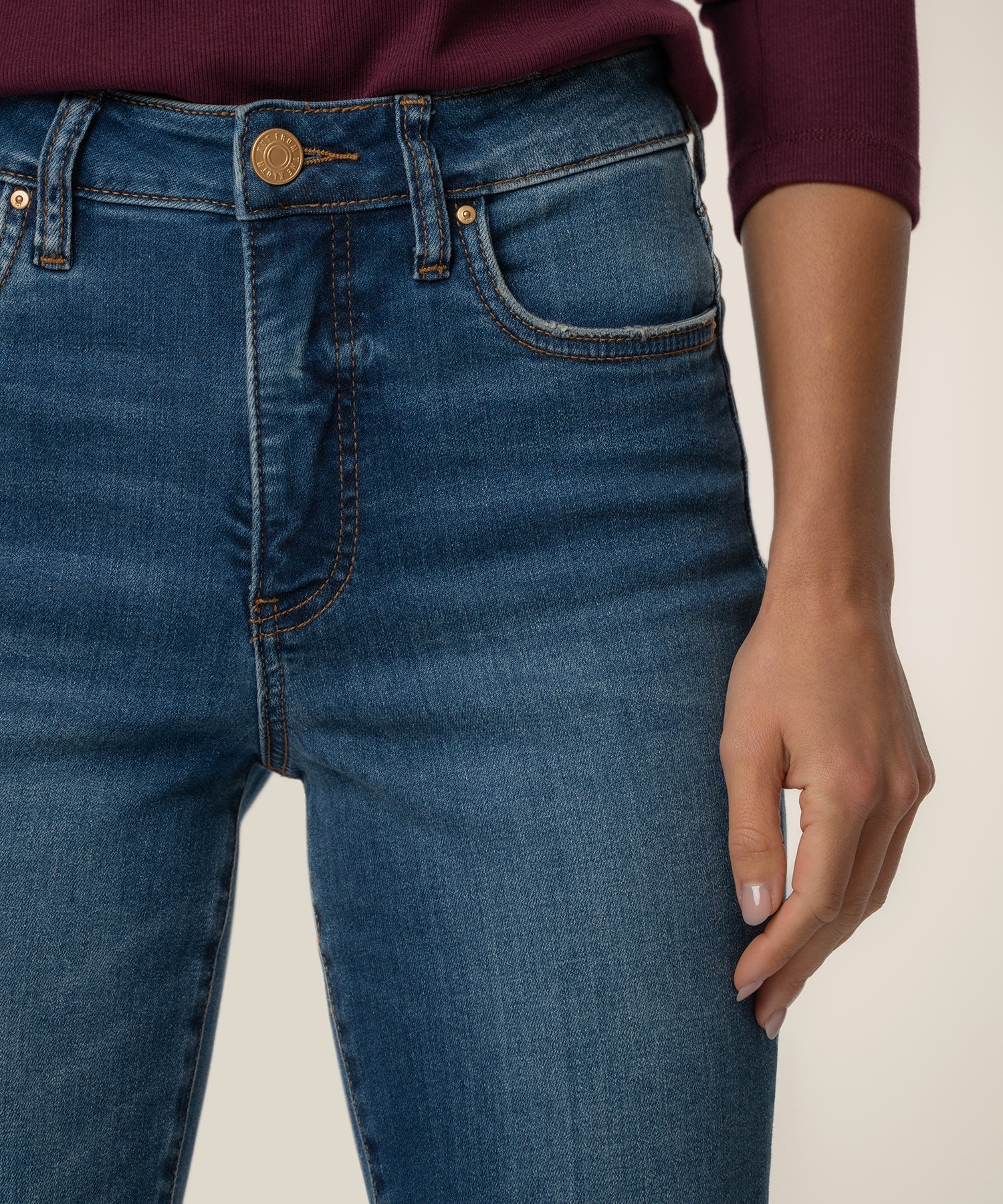 Kelsey High Rise Fab Ab - Cool w/ Dark Wash