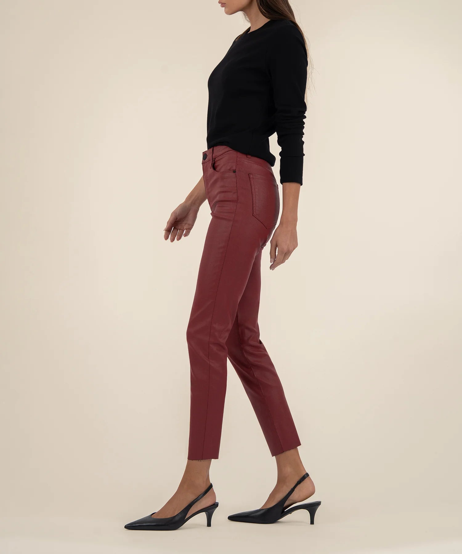 Charlize High Rise Fab Ab - Red