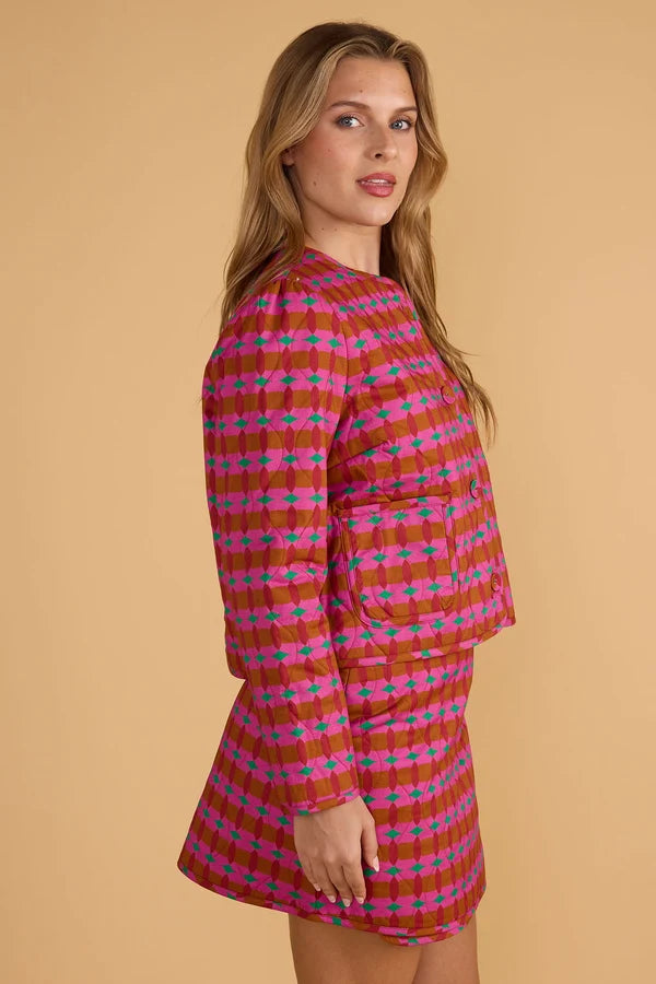 Hazel Jacket - Oxford Geo