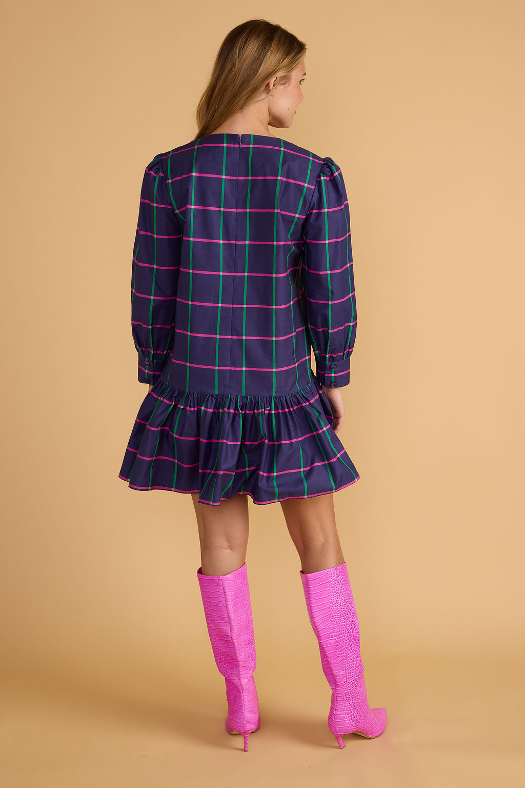 The Elizabeth Dress - Varsity Check