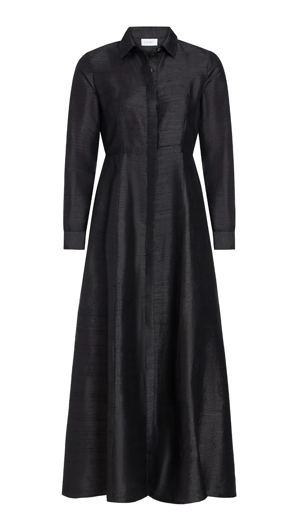 Classic Shirt Dress - Black