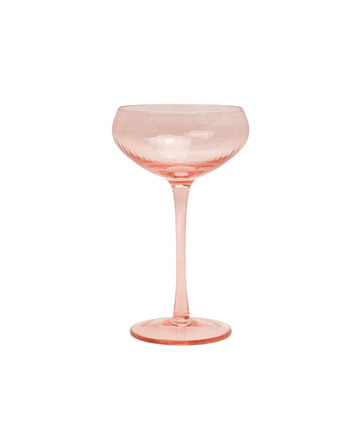 The Lou Coupe Glass- Blush Set of Two