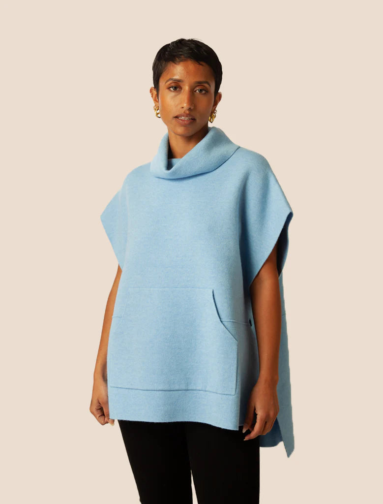 Kanga Poncho - Light Blue