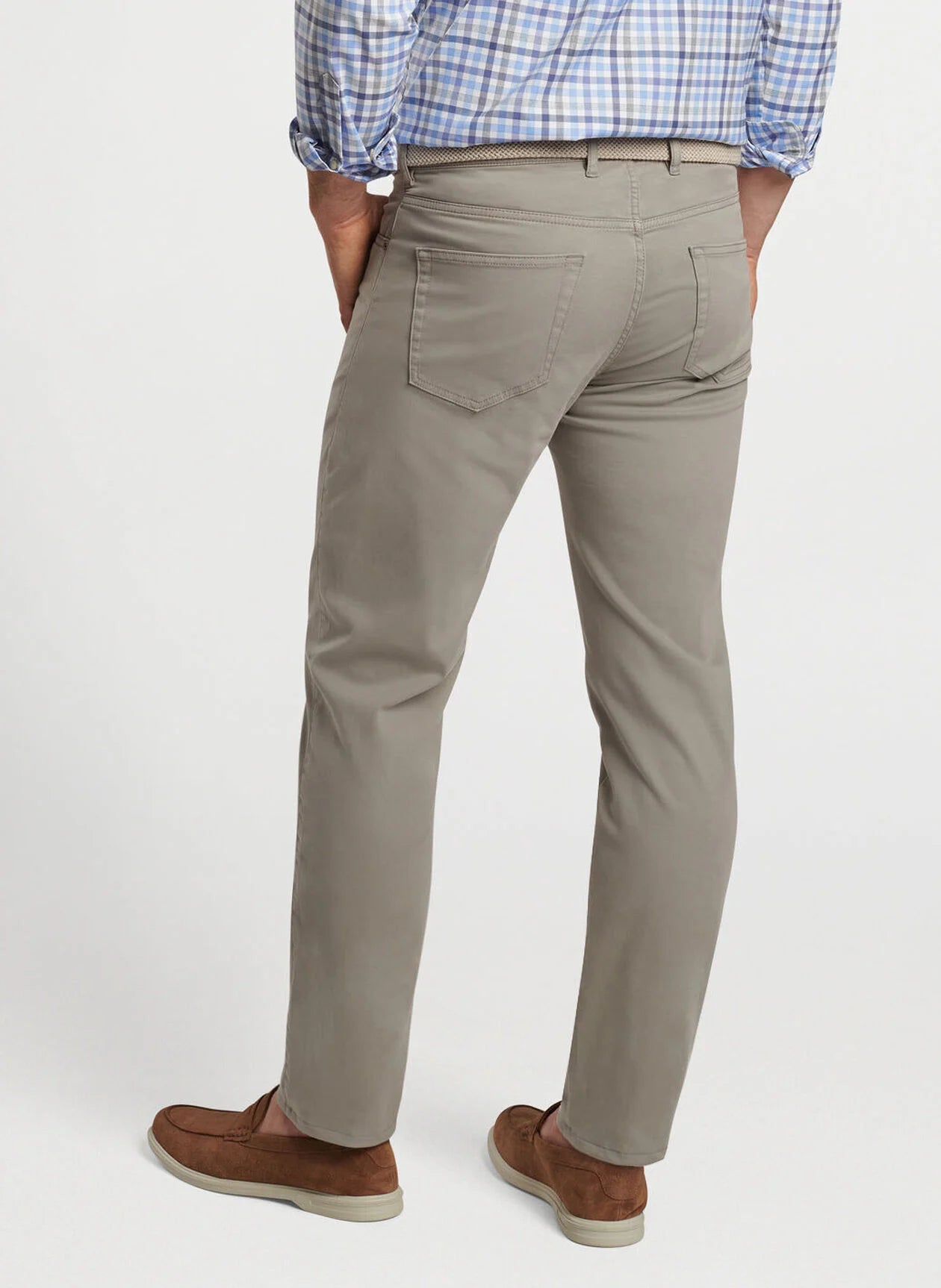 Peter Millar Signature Sateen Five-Pocket Pant - Gale