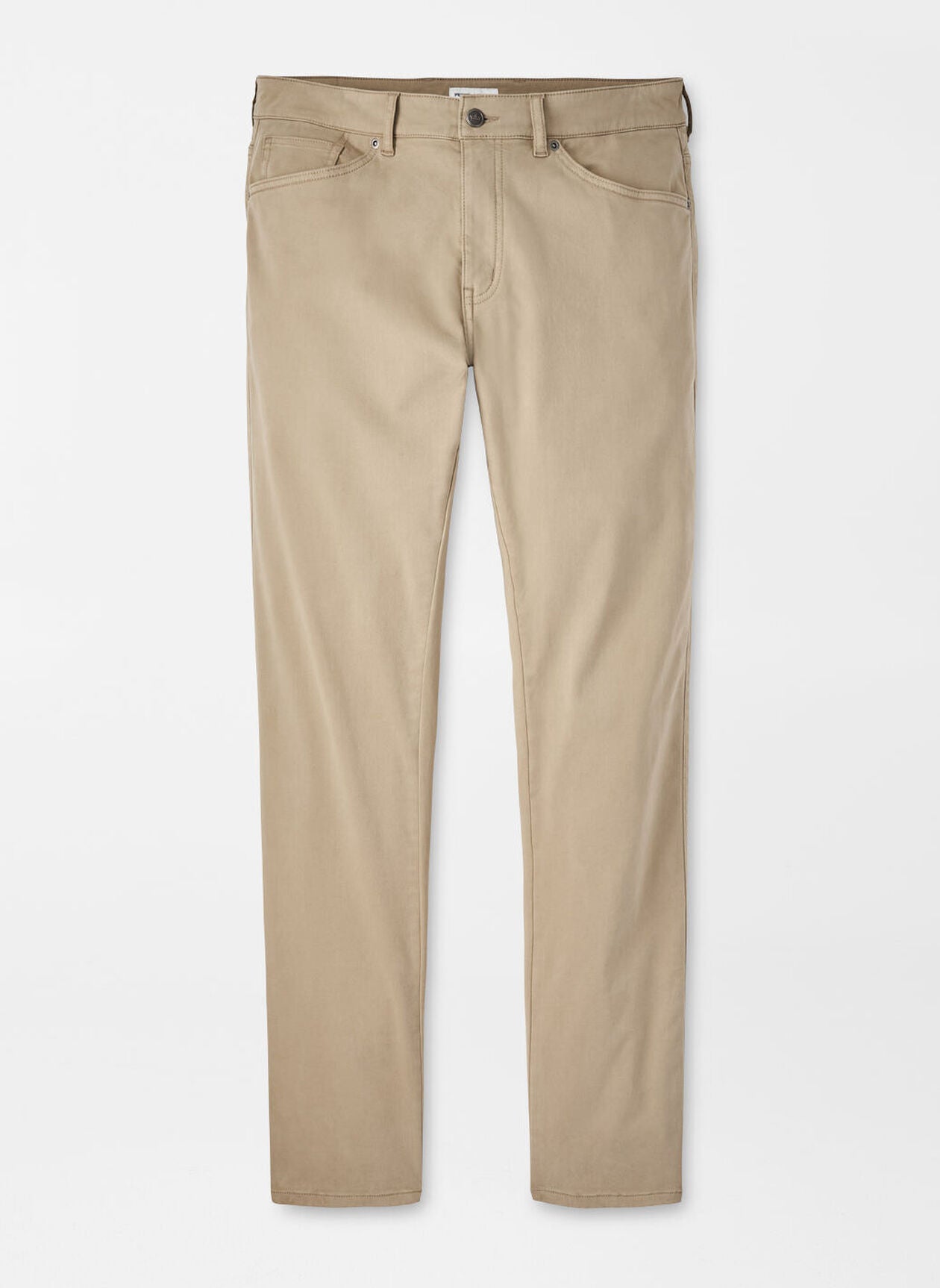 Peter Millar Signature Sateen Five-Pocket Pant - Grain