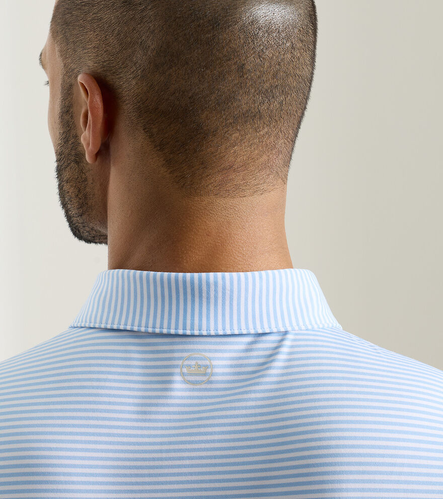 Hales Performance Jersey Polo by Peter Millar - Cottage Blue