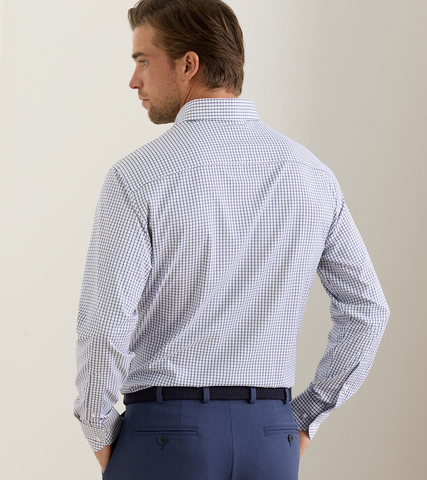 Hanford Performance Twill Sport Shirt by Peter Millar - Classic Navy