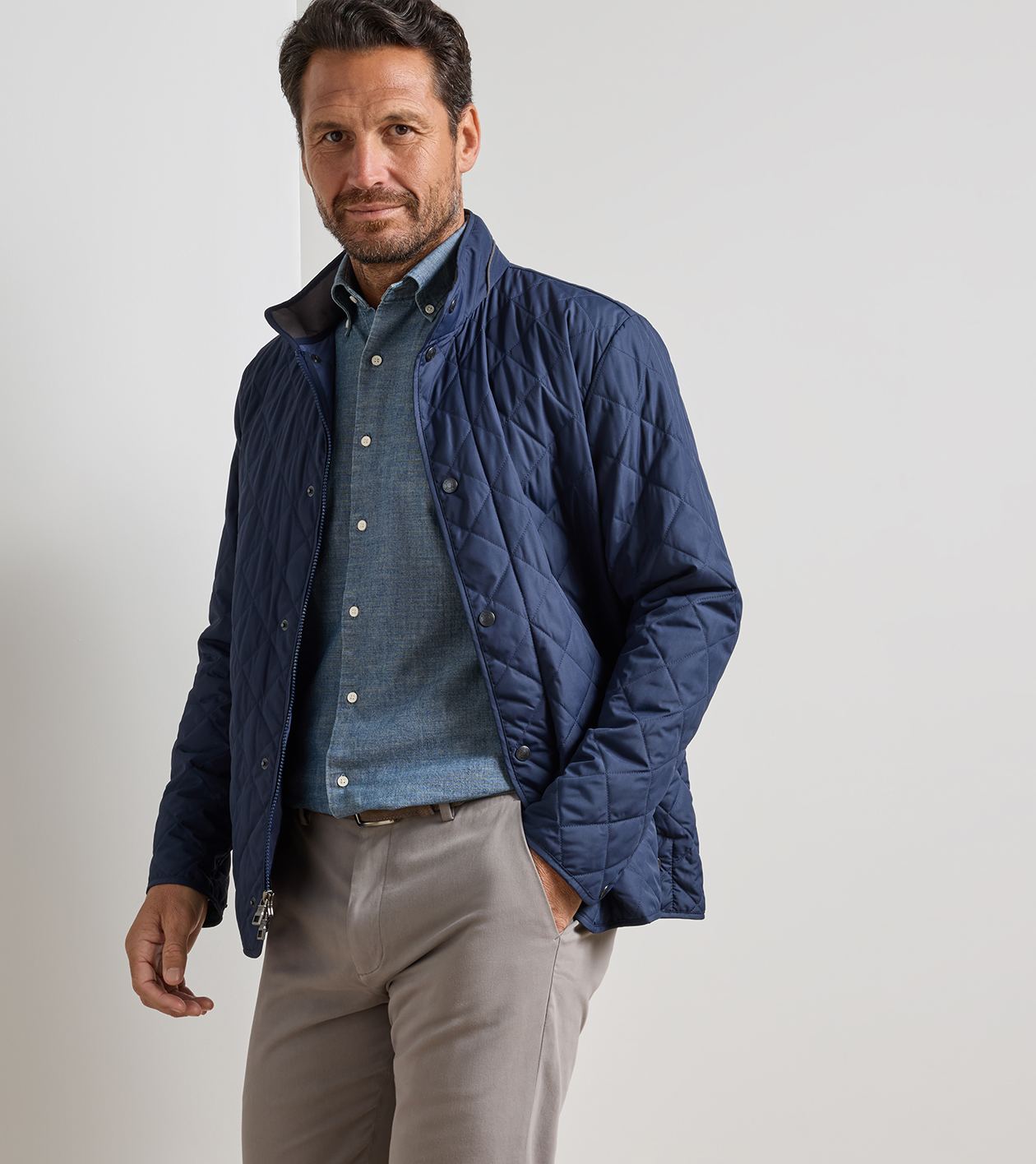 Suffolk Coat by Peter Millar - Navy