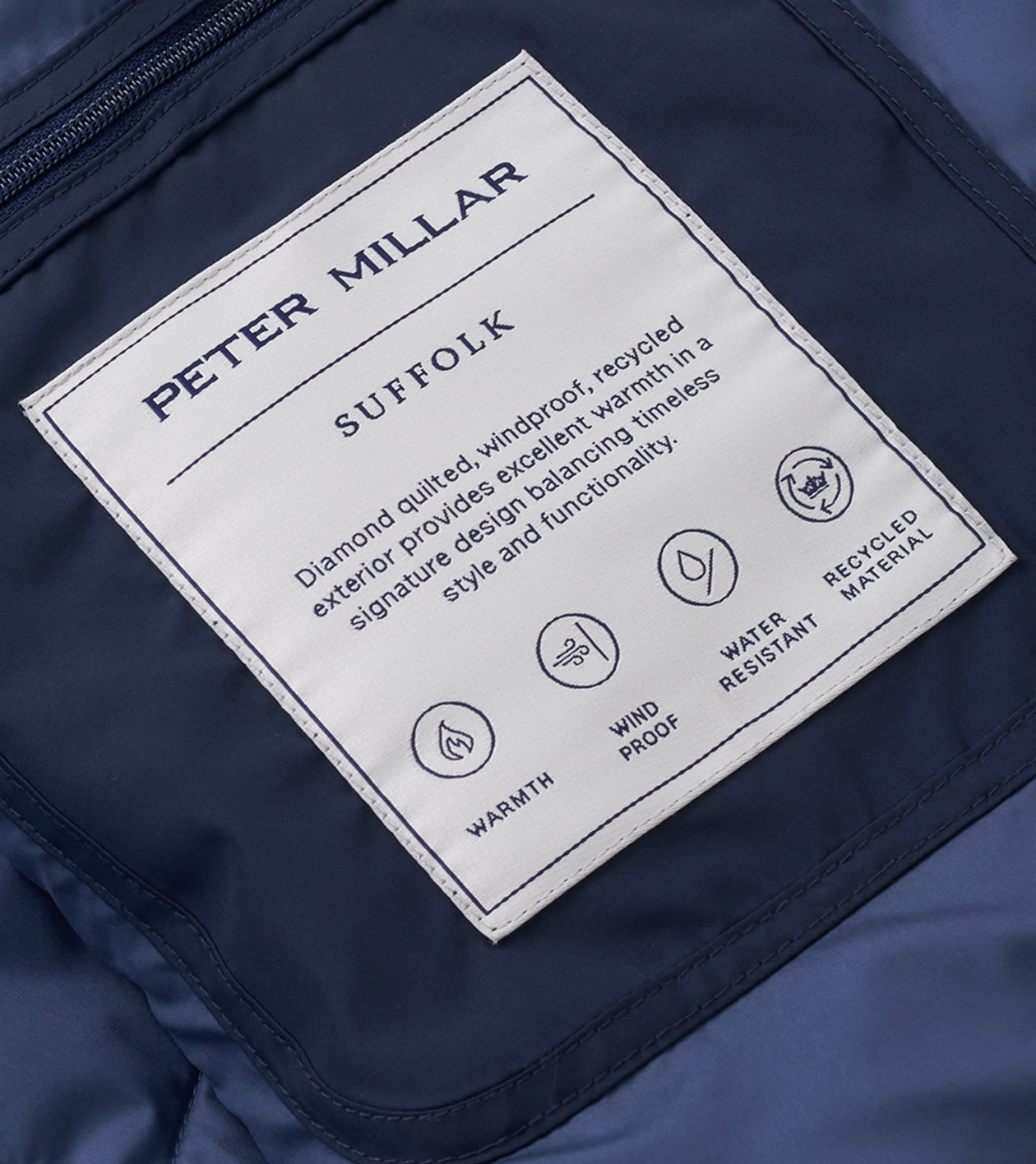 Suffolk Coat by Peter Millar - Navy